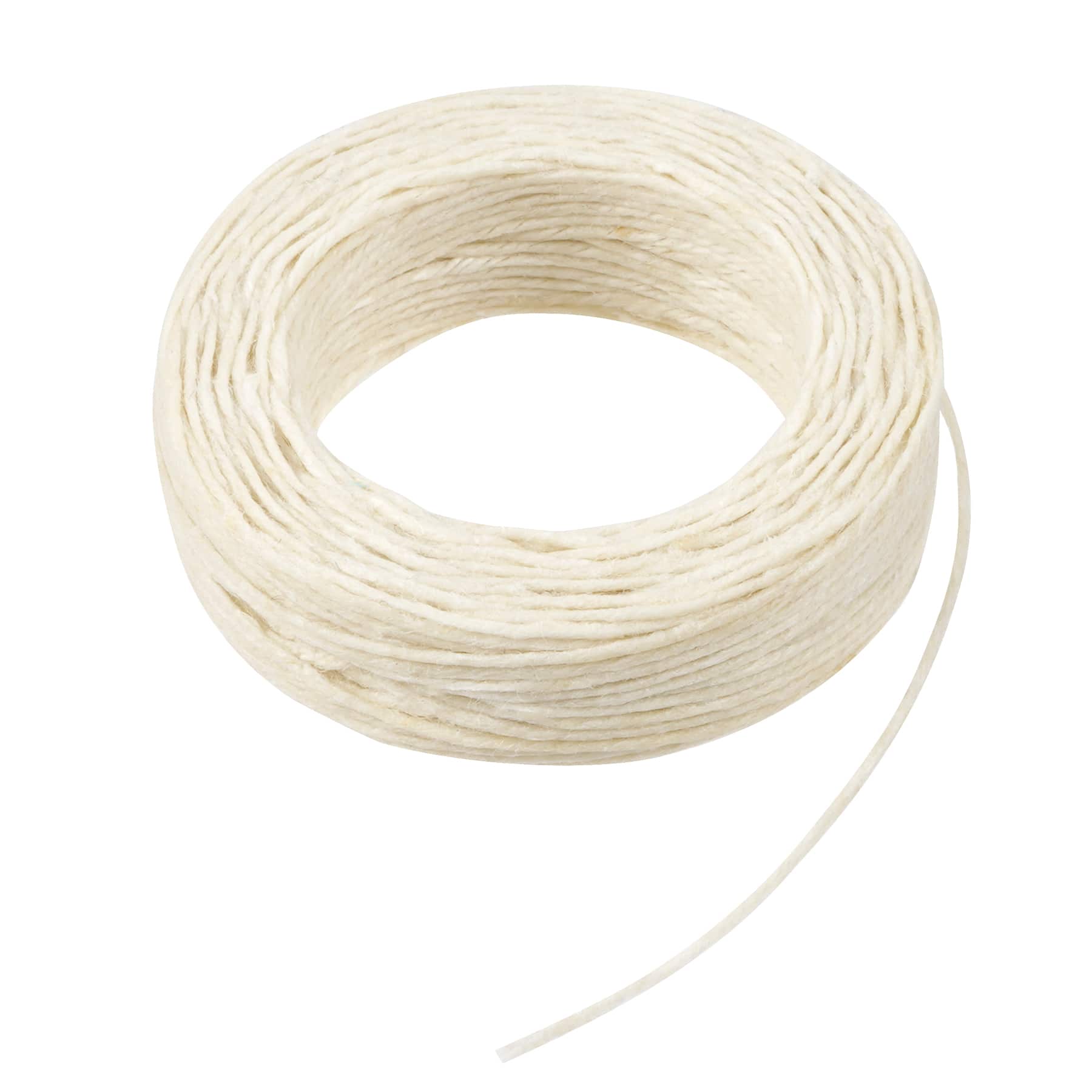 White Waxed Linen Cord by Bead Landing™