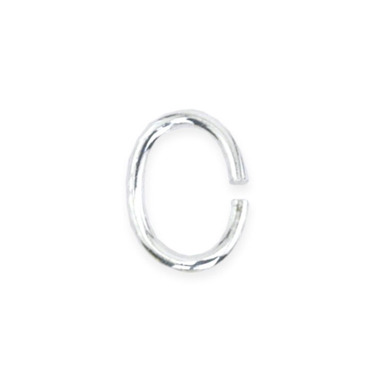 Beadalon® Silver-Plated Oval Jump Rings, 50ct.