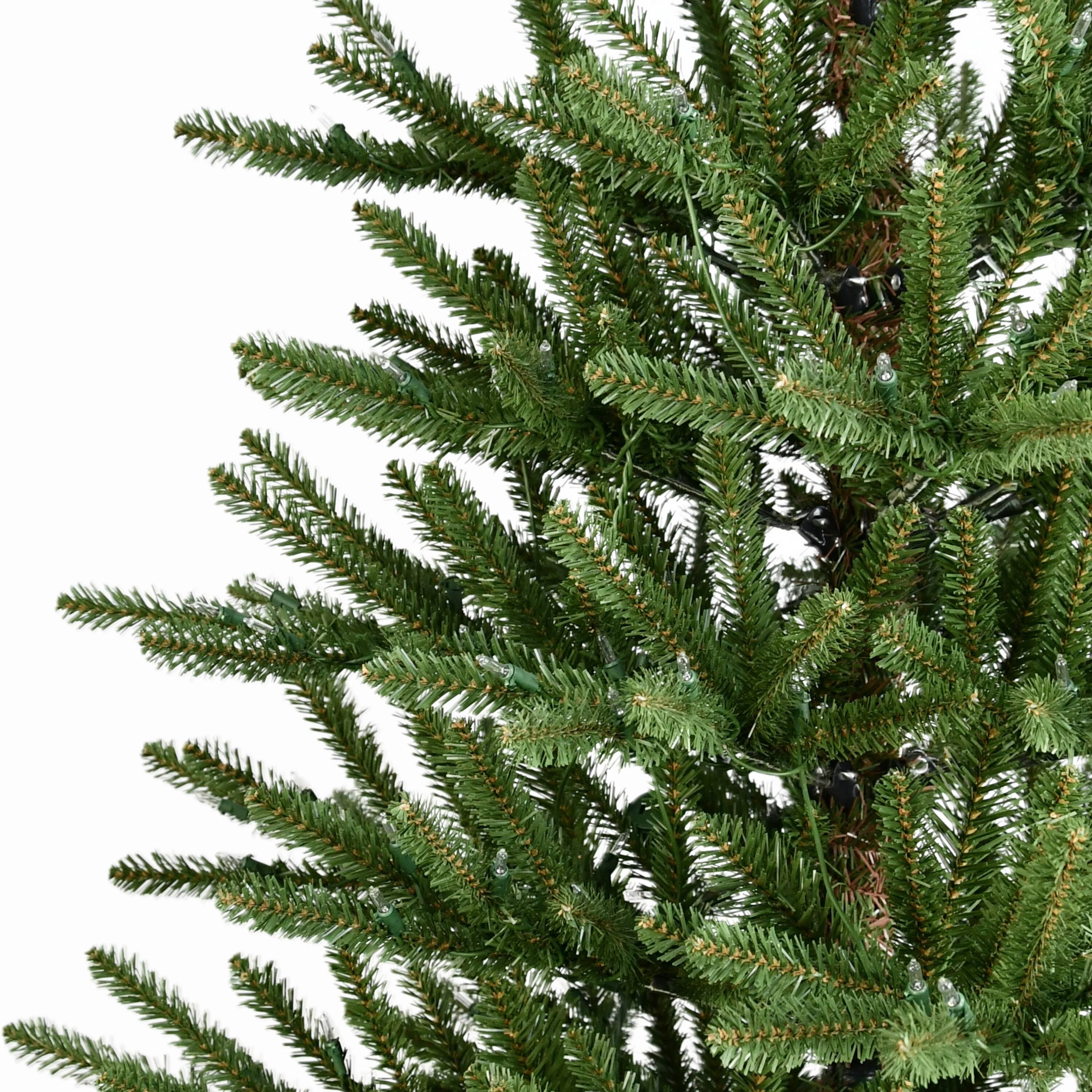 7.5ft. Pre-Lit Mountain View Spruce Artificial Christmas Tree
