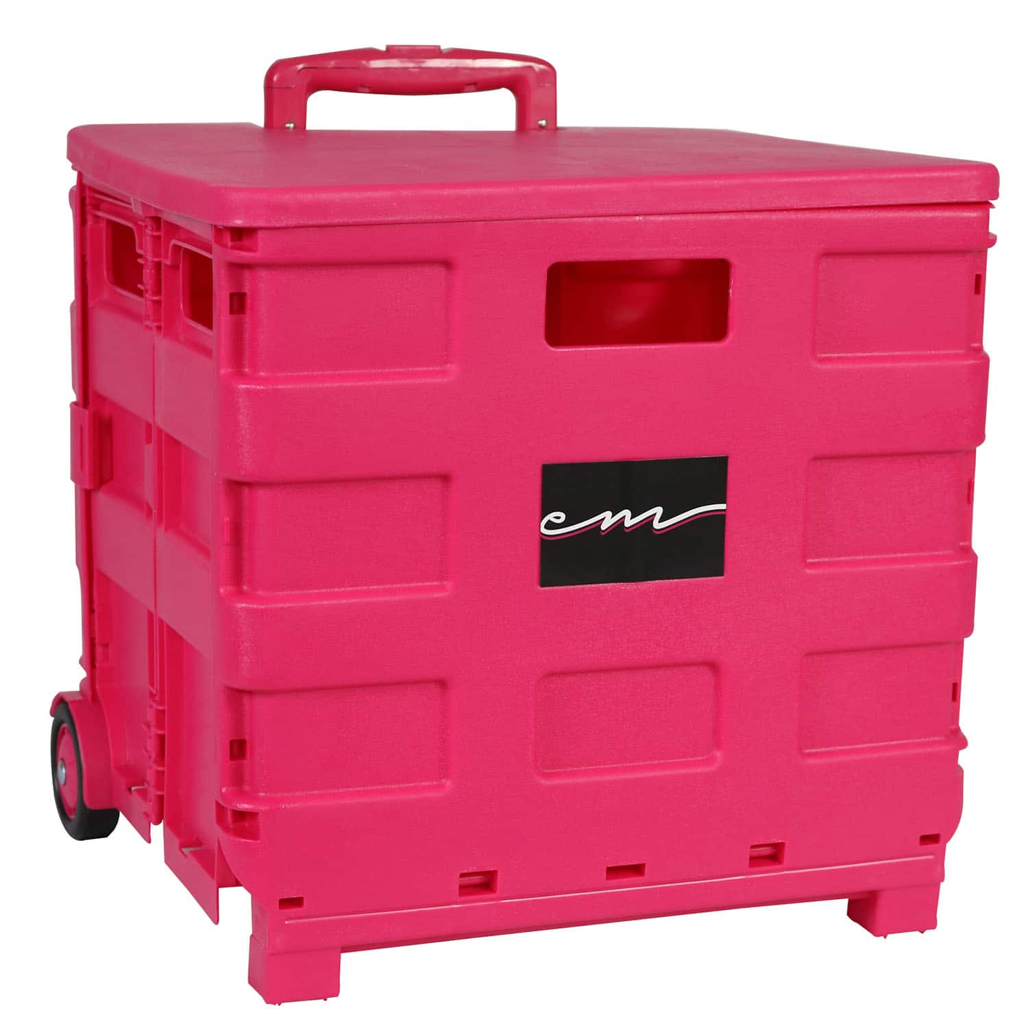 Everything Mary Collapsible Rolling Cart with Lid