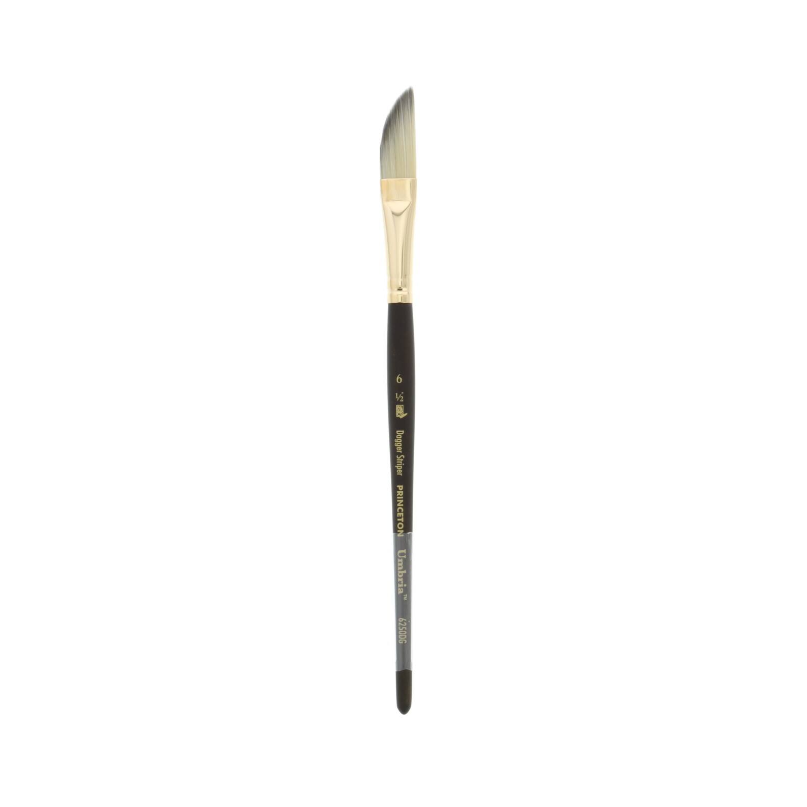 Princeton Umbria Synthetic Blend Short Handle Dagger Striper Brush