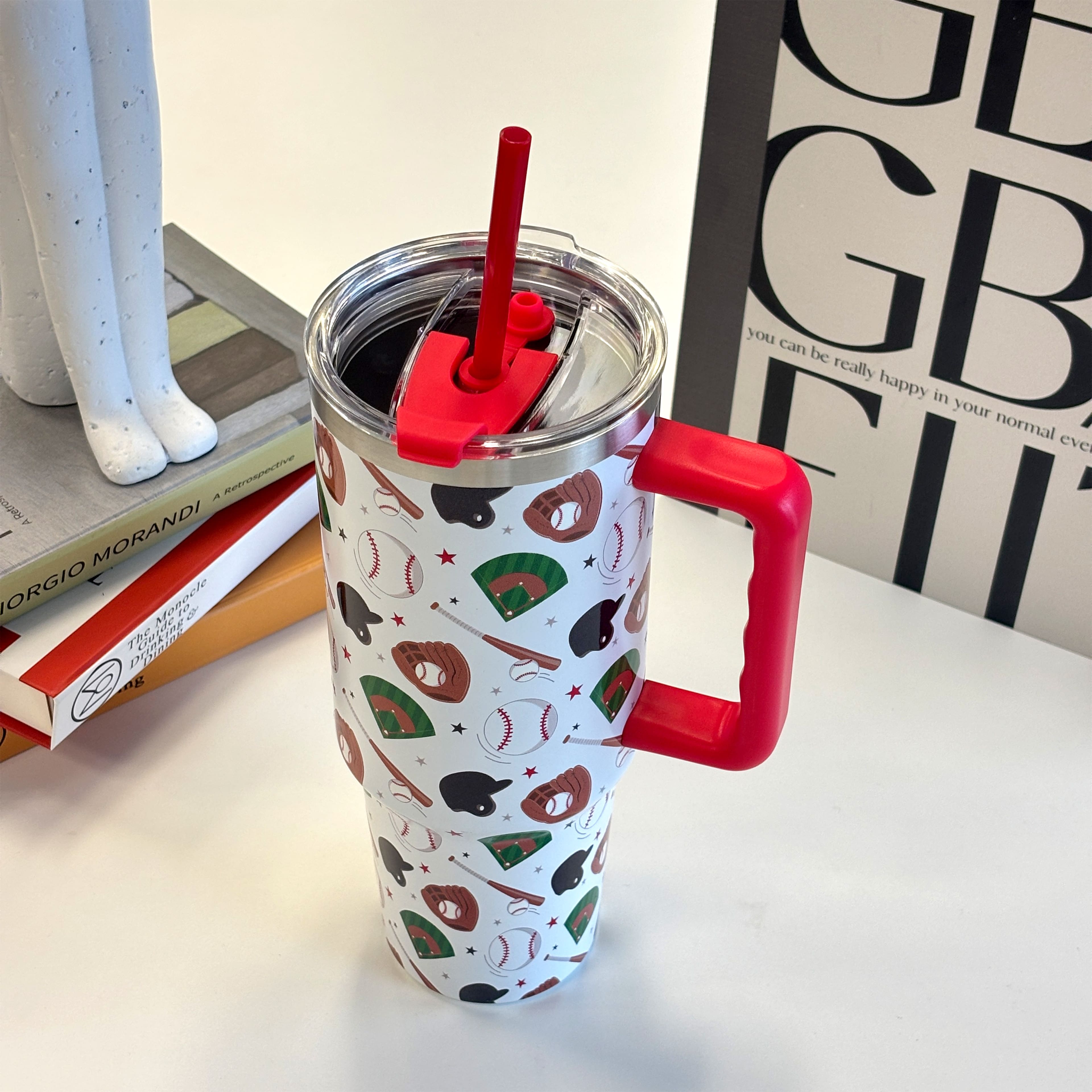 40oz. Baseball Stainless Steel Insulated Tumbler by Ashland®