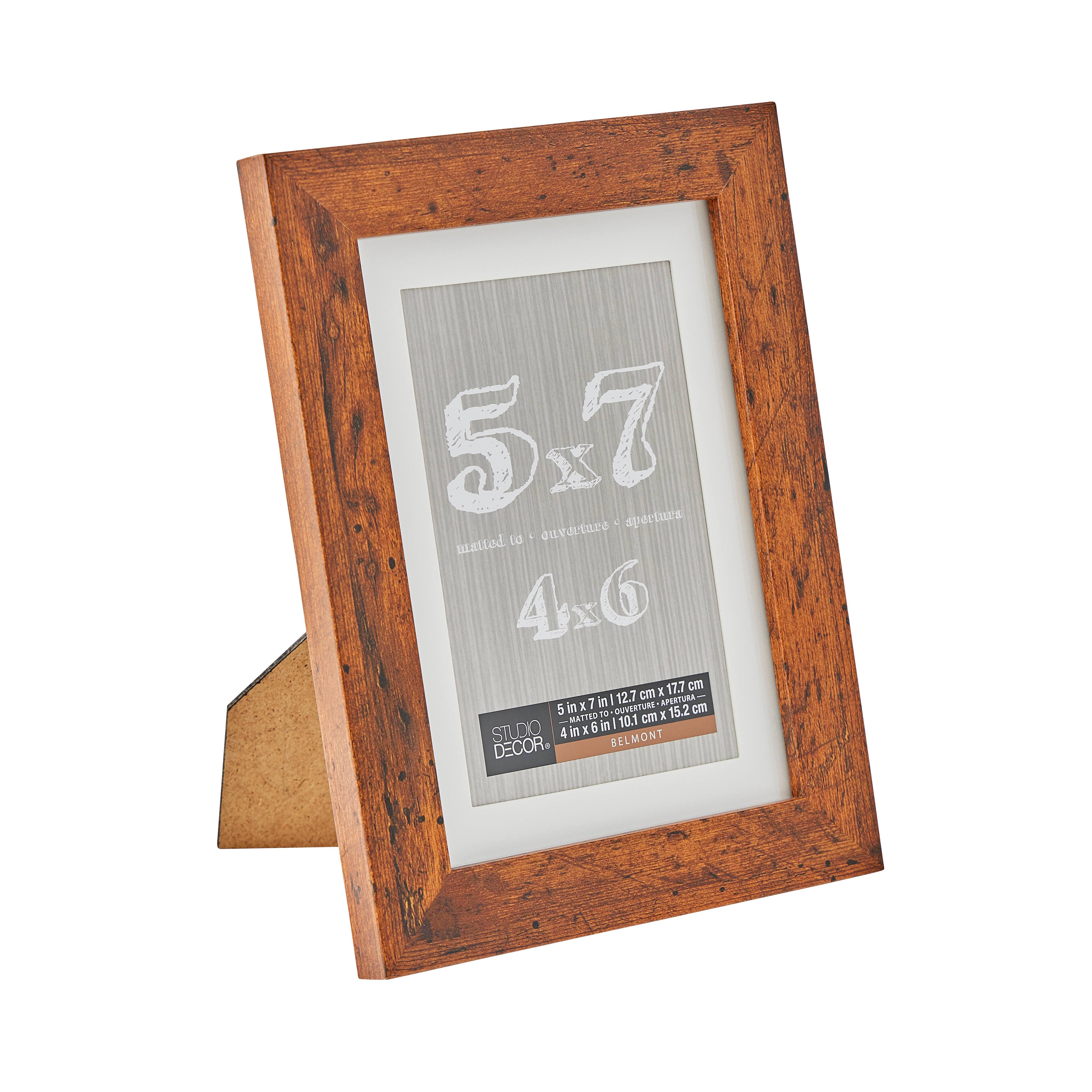 8 Pack Honey Frame with Mat, Belmont by Studio Décor® Wall Frames