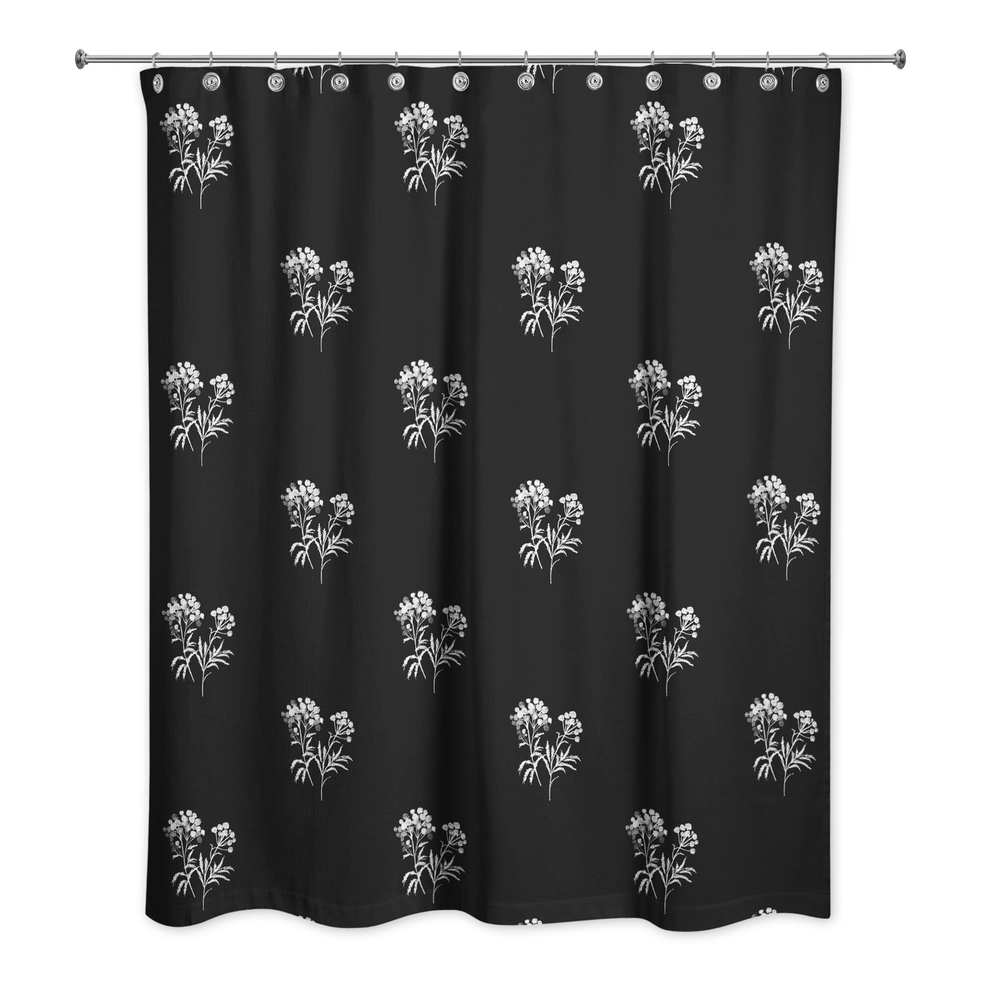 Small Blooms Shower Curtain