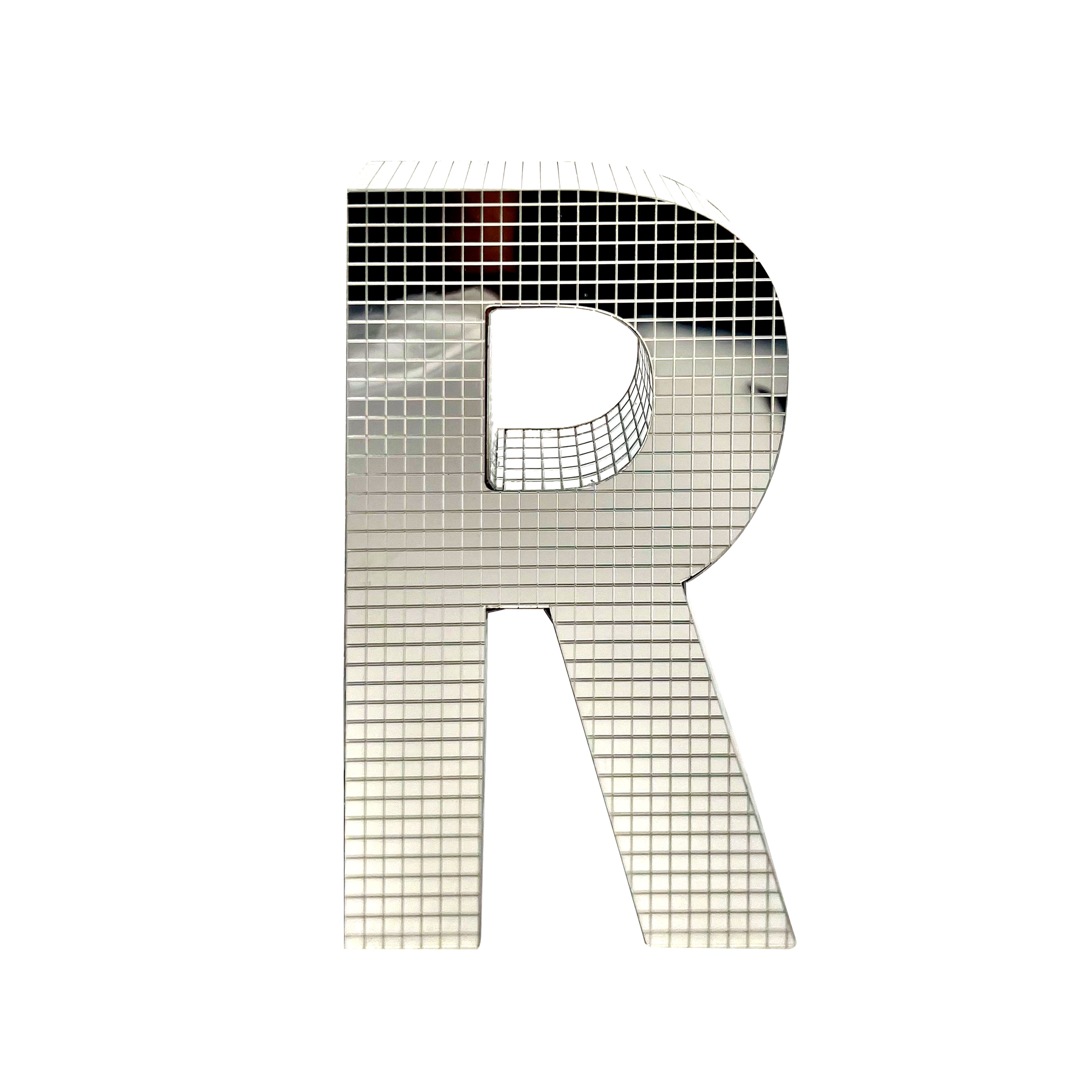 7.75&#x22; Silver Disco Monogram Letter by Ashland&#xAE;