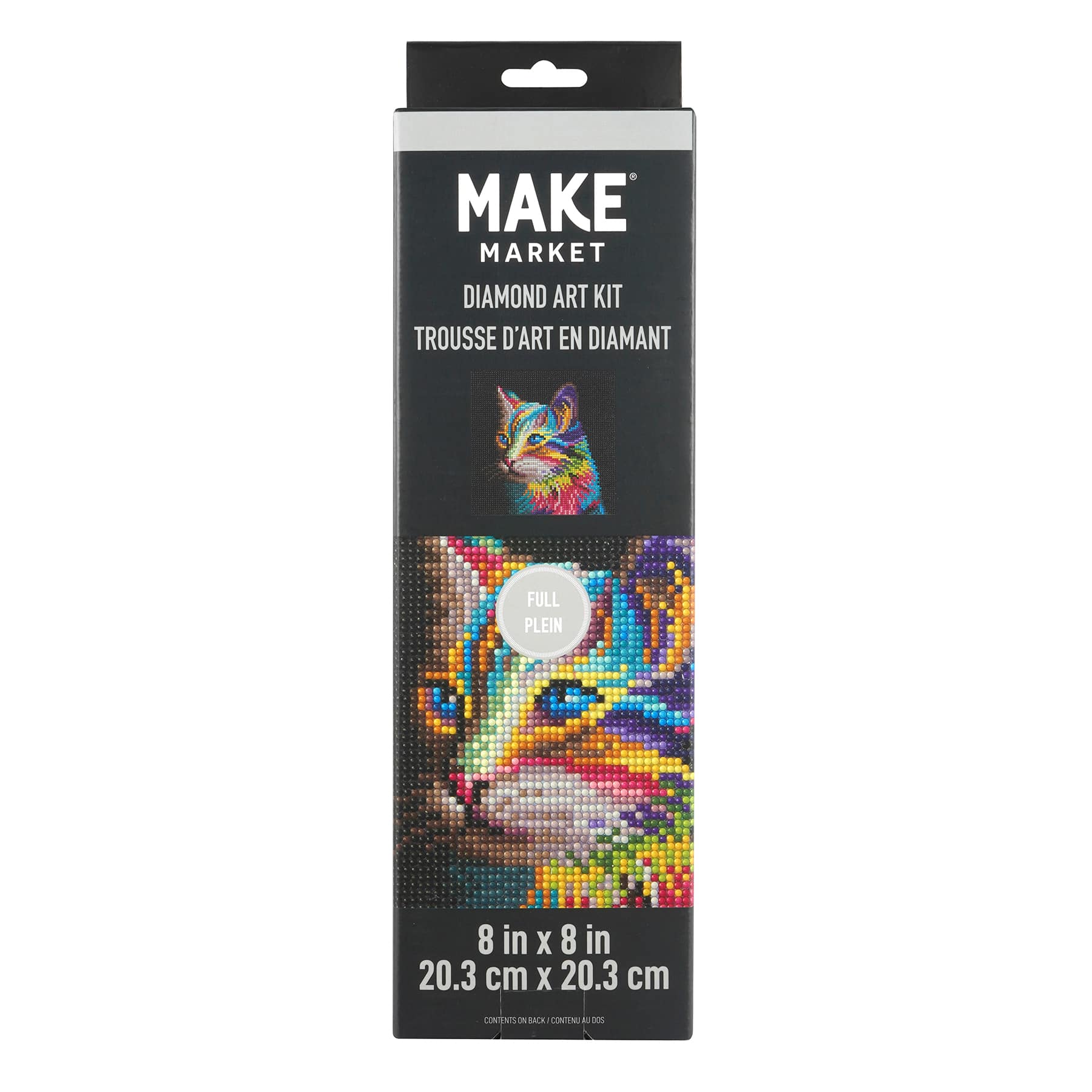 Retro Rainbow Kitten Premium DIY Diamond Painting Kit - Cat Collection –  Heartful Diamonds