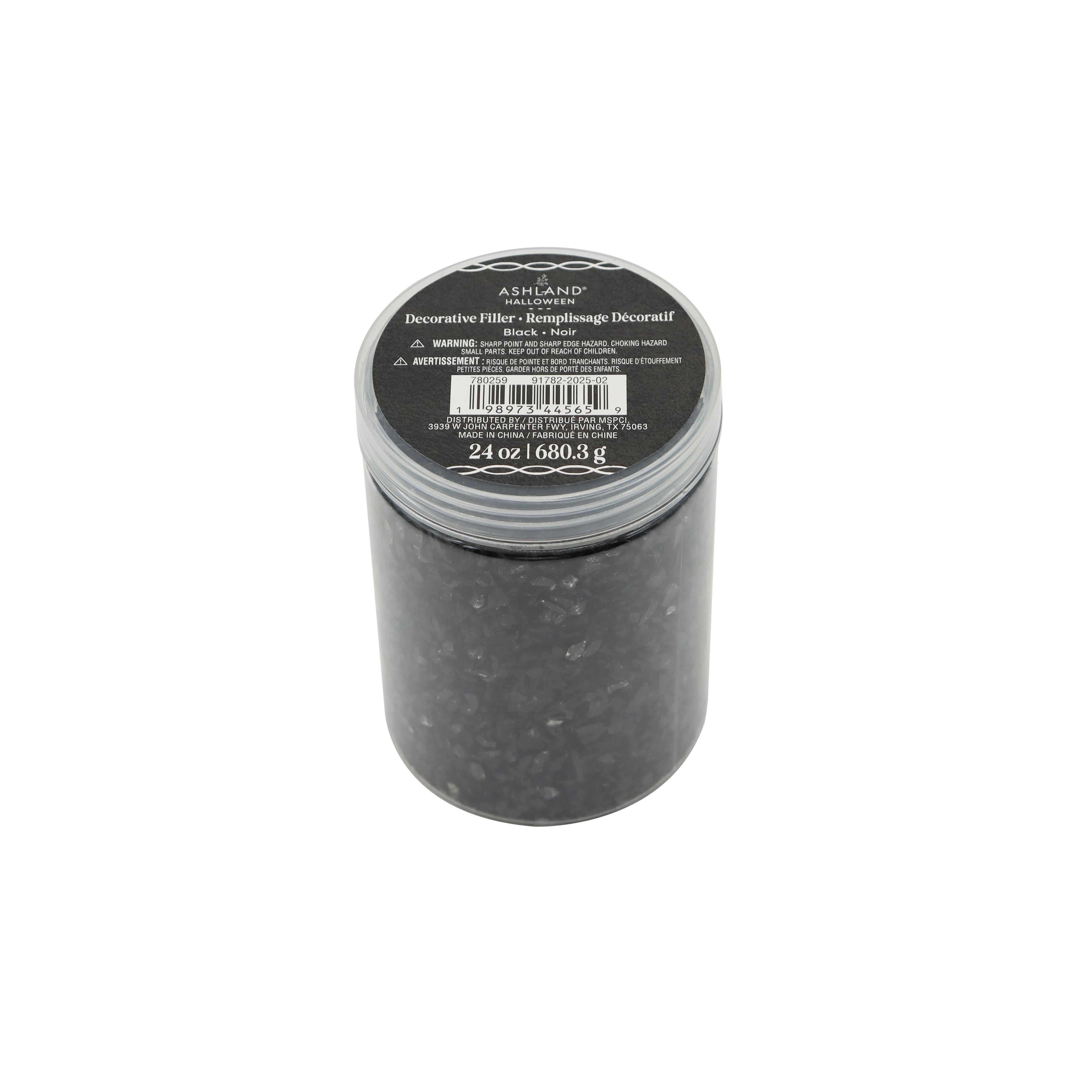 24oz. Black Micro Crushed Glass Decorative Filler by Ashland®