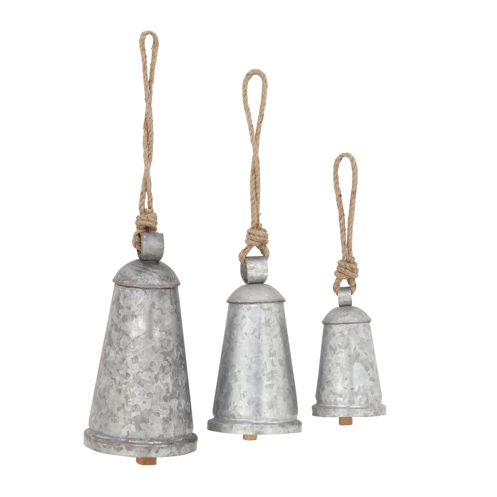 Gray Metal Rustic Windchime Set