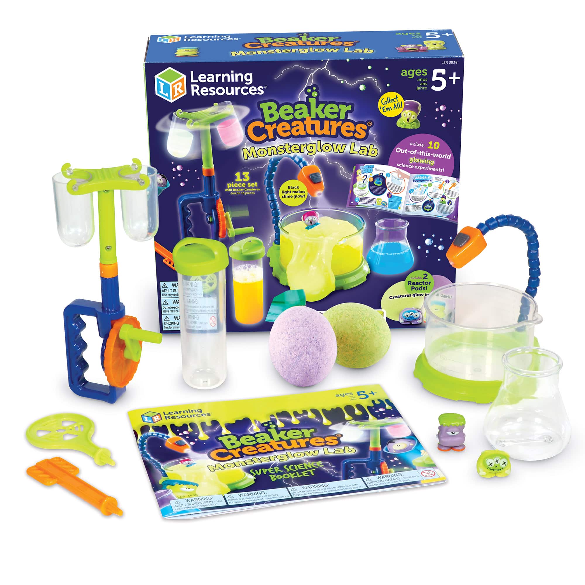 Learning Resources Beaker Creatures Monsterglow Lab