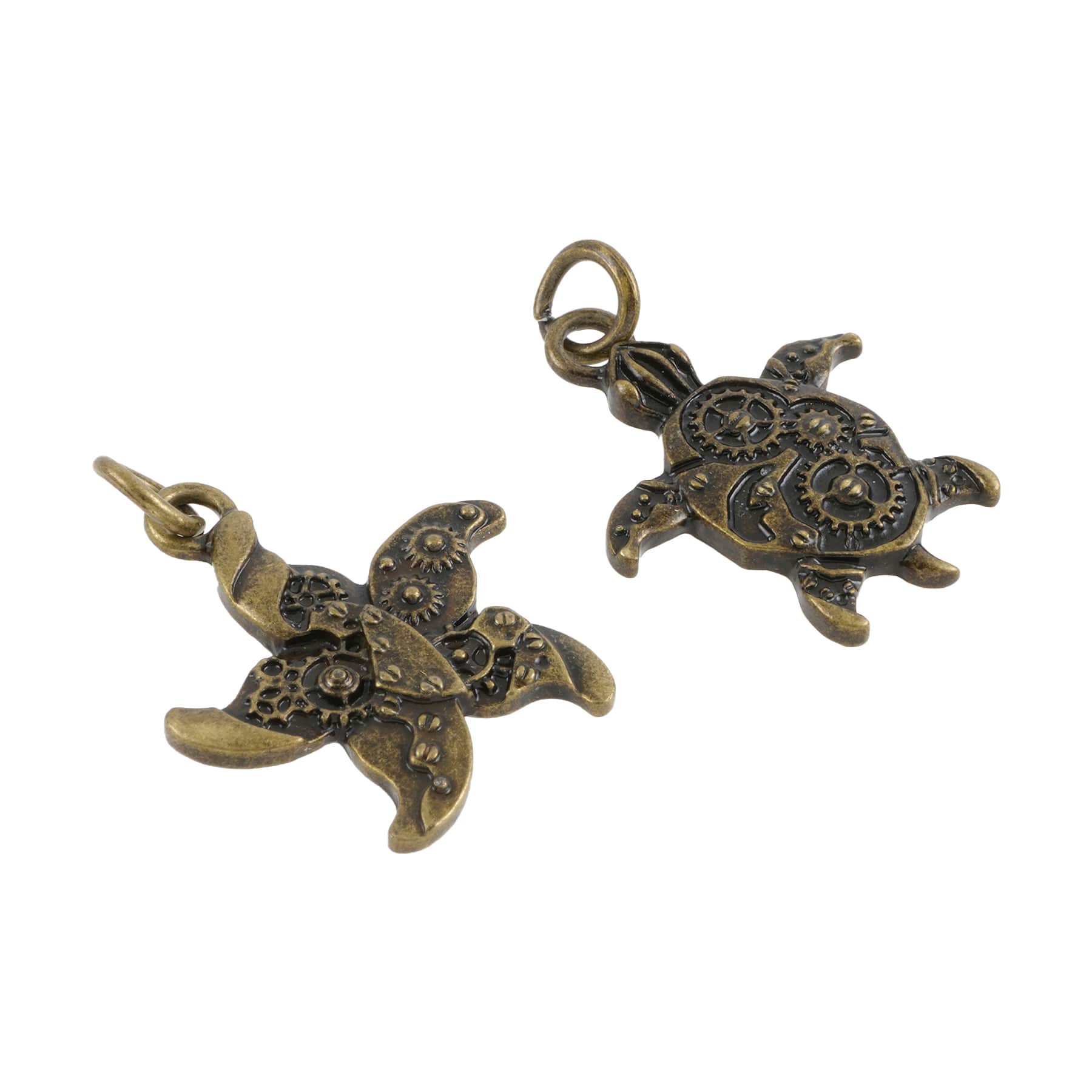 12 Packs: 6 ct. (72 total) Found Objects Clockwork Ocean Charms by Bead Landing™