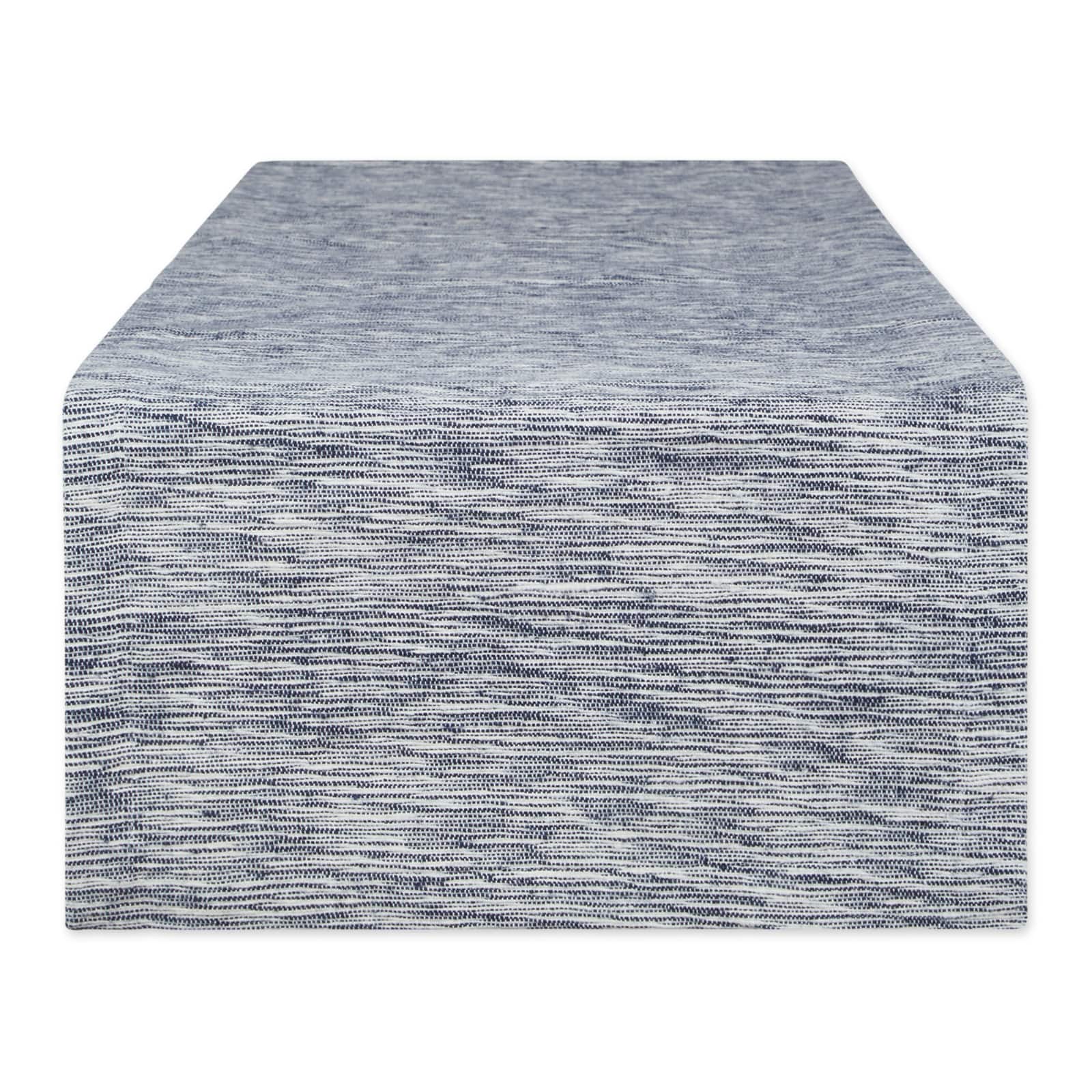 DII® 72" Tonal Recycled Cotton Slubby Rib Table Runner