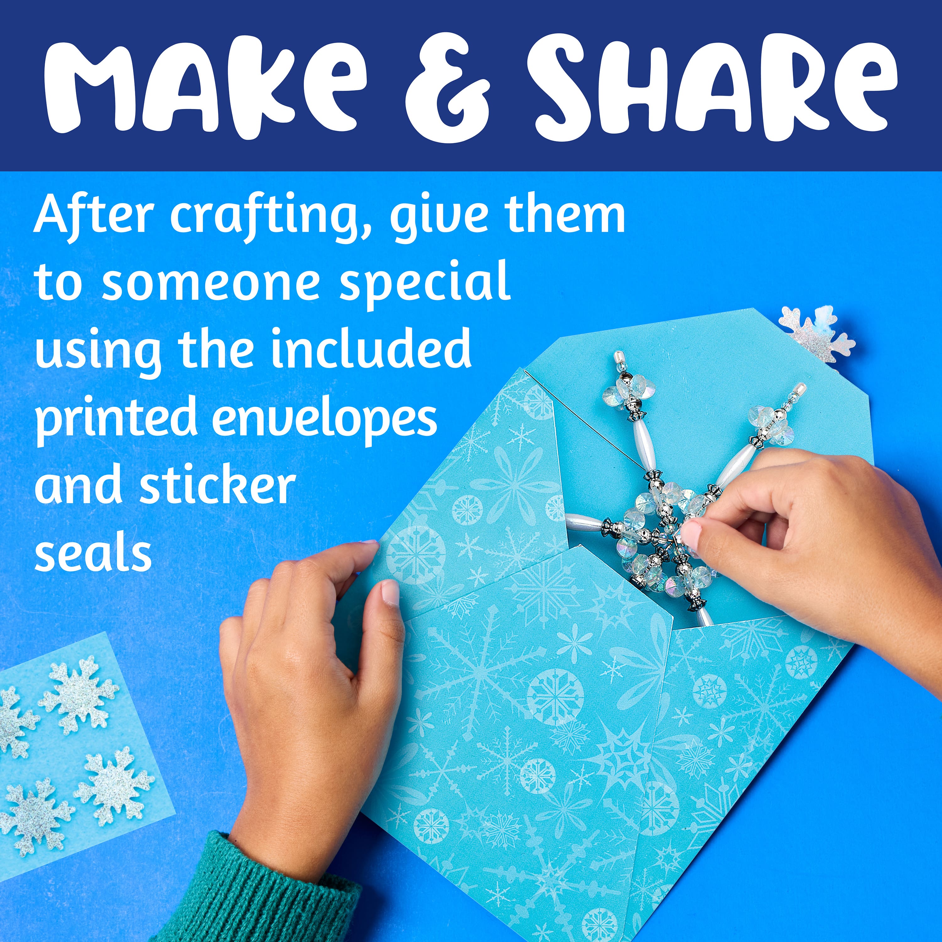 Creativity for Kids&#xAE; Beaded Snowflake Ornaments