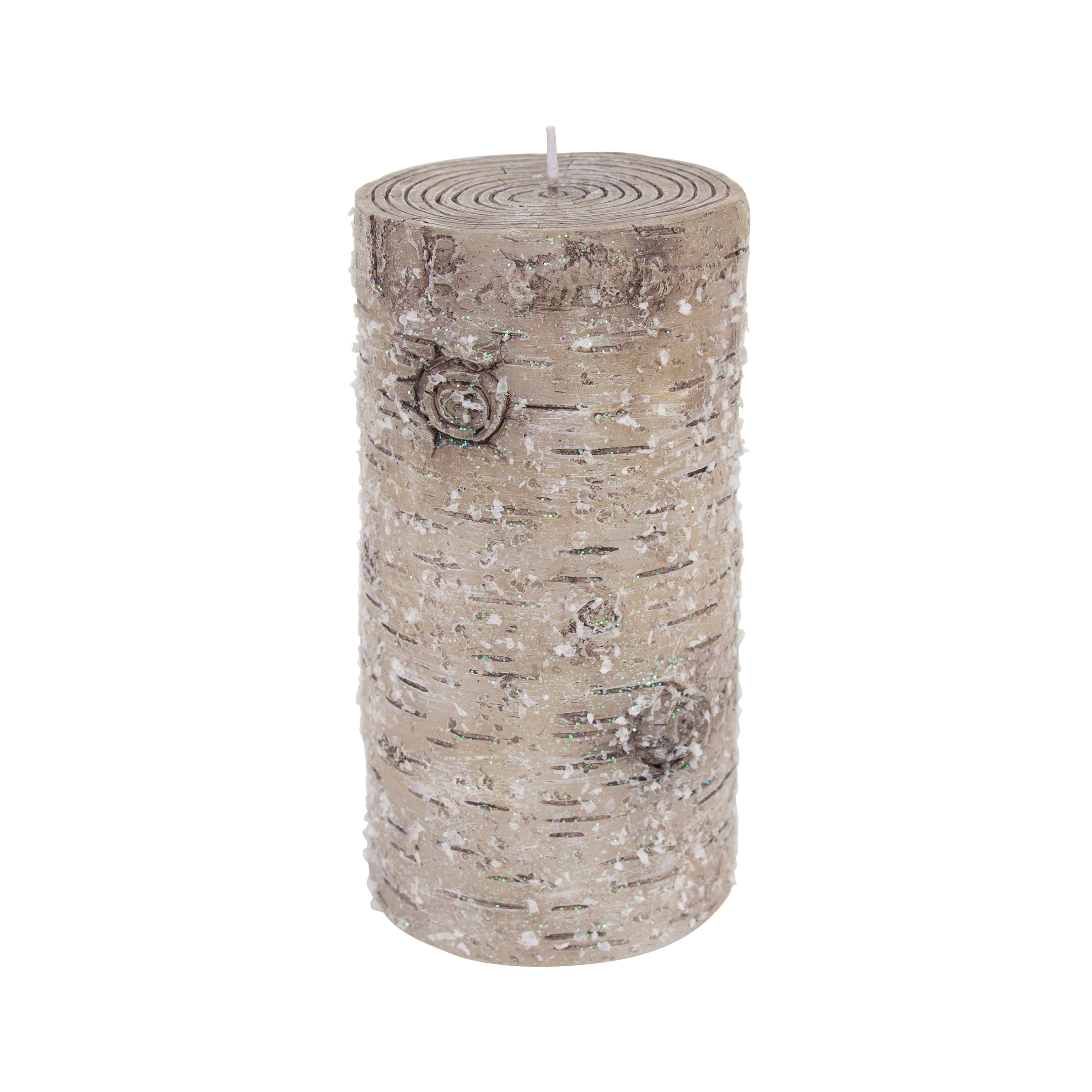 Faux Birch Pillar Candle by Ashland&#xAE;