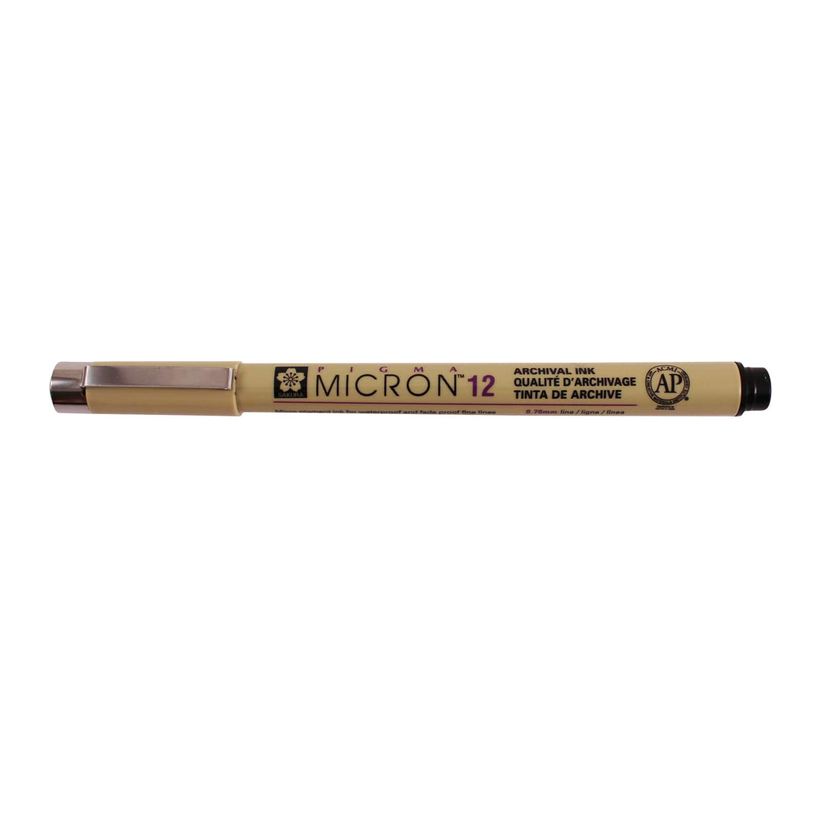 Pigma&#xAE; Micron&#x2122; 12 Black Ink Pen