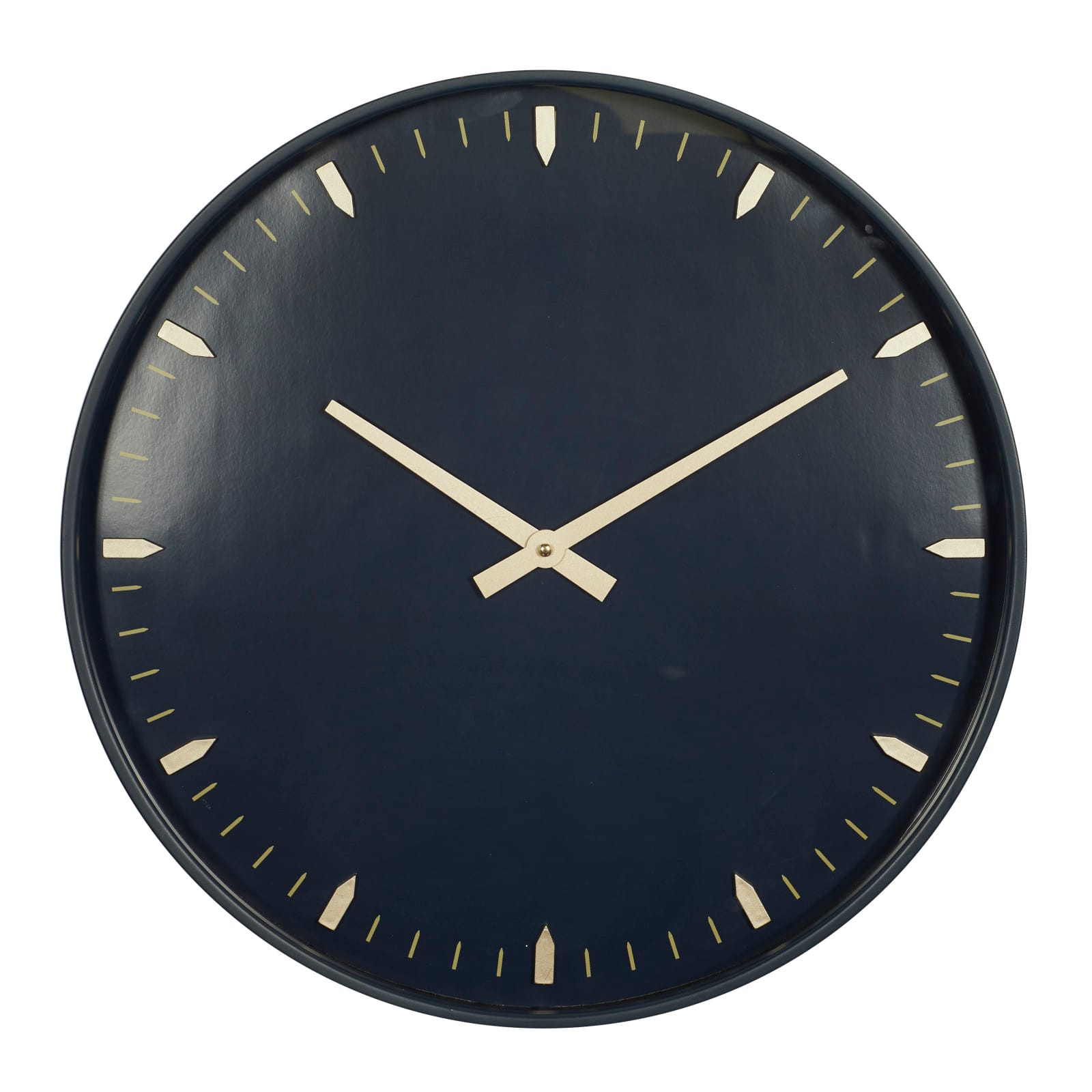 Black Glass Contemporary Wall Clock, 20&#x22; x 20&#x22; x 3&#x22;