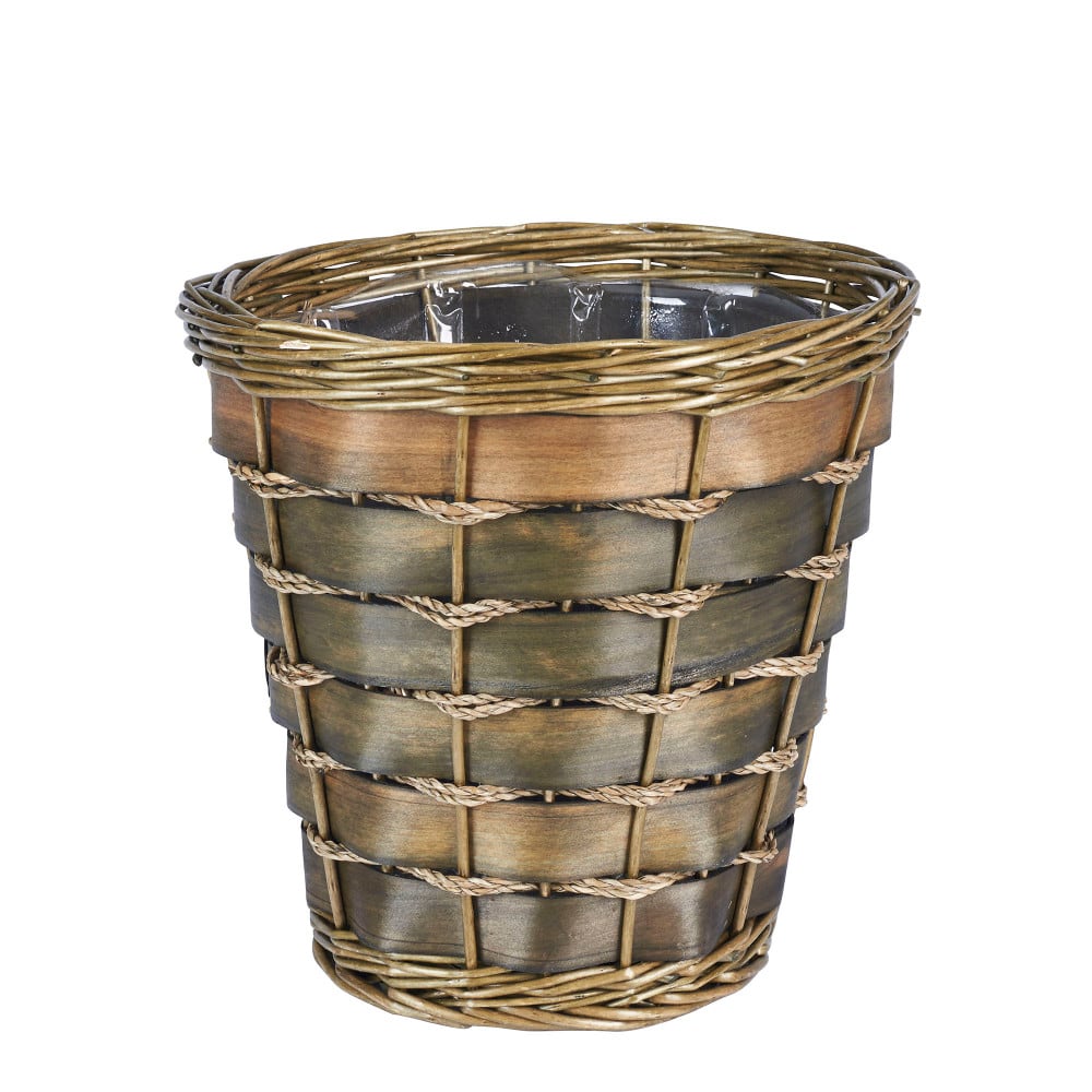 Household Essentials Haven Wicker Waste Basket