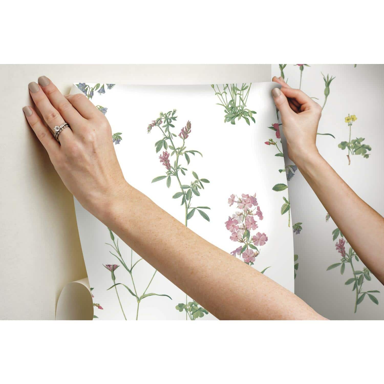 RoomMates Botanical Print Peel & Stick Wallpaper