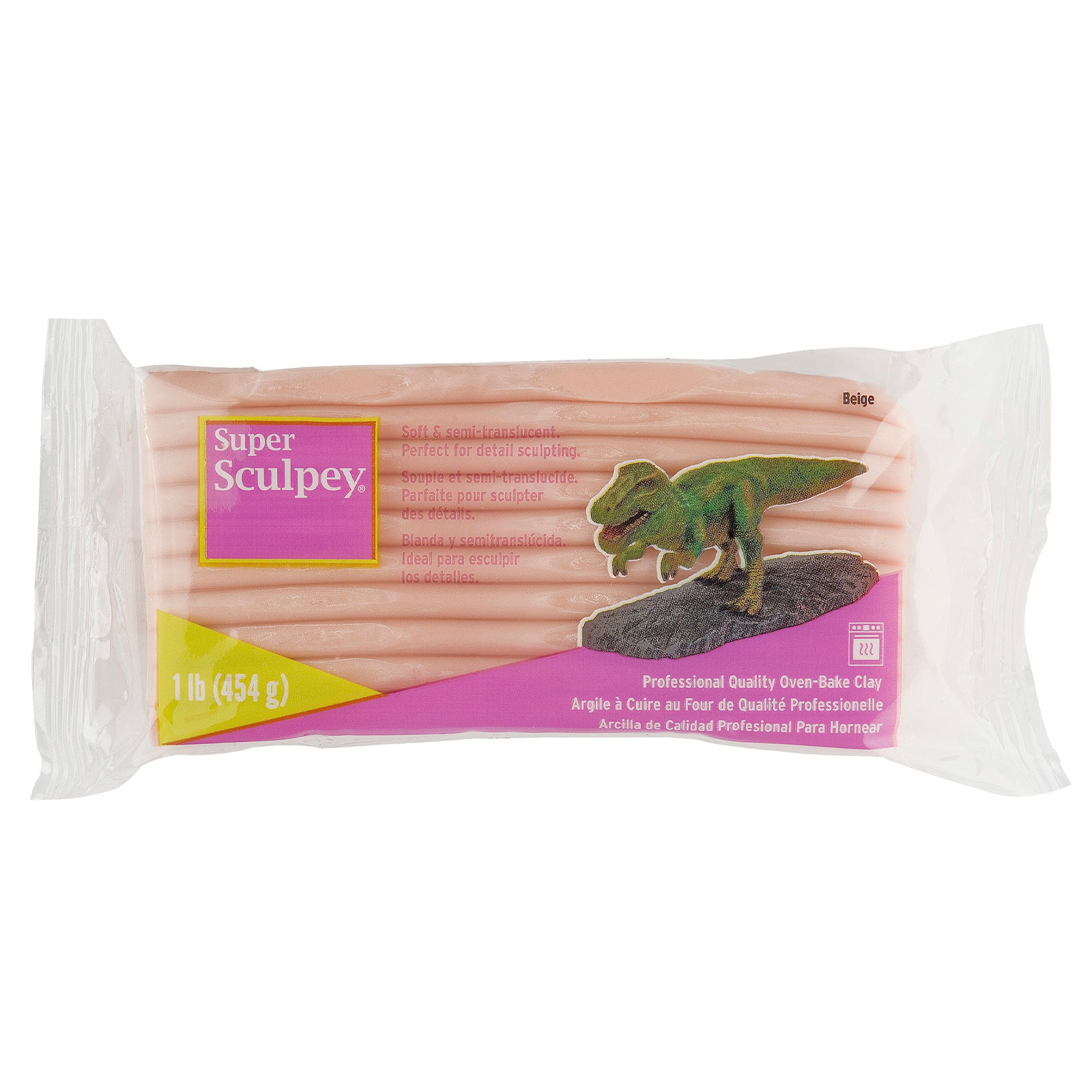 6 Pack: 1lb. Super Sculpey® Beige Oven-Bake Clay