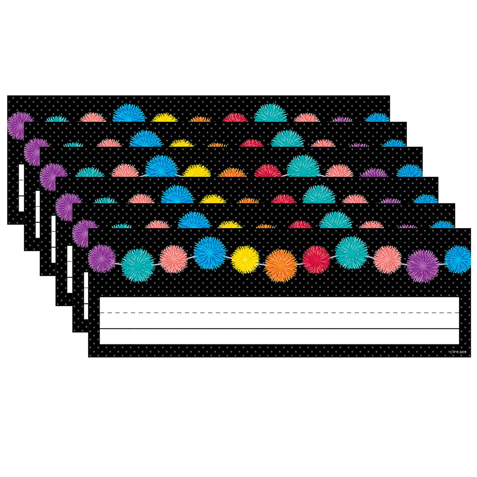 Get The Creative Teaching Press Pom Poms Name Plates 6 Packs Of 36 At Michaels Com