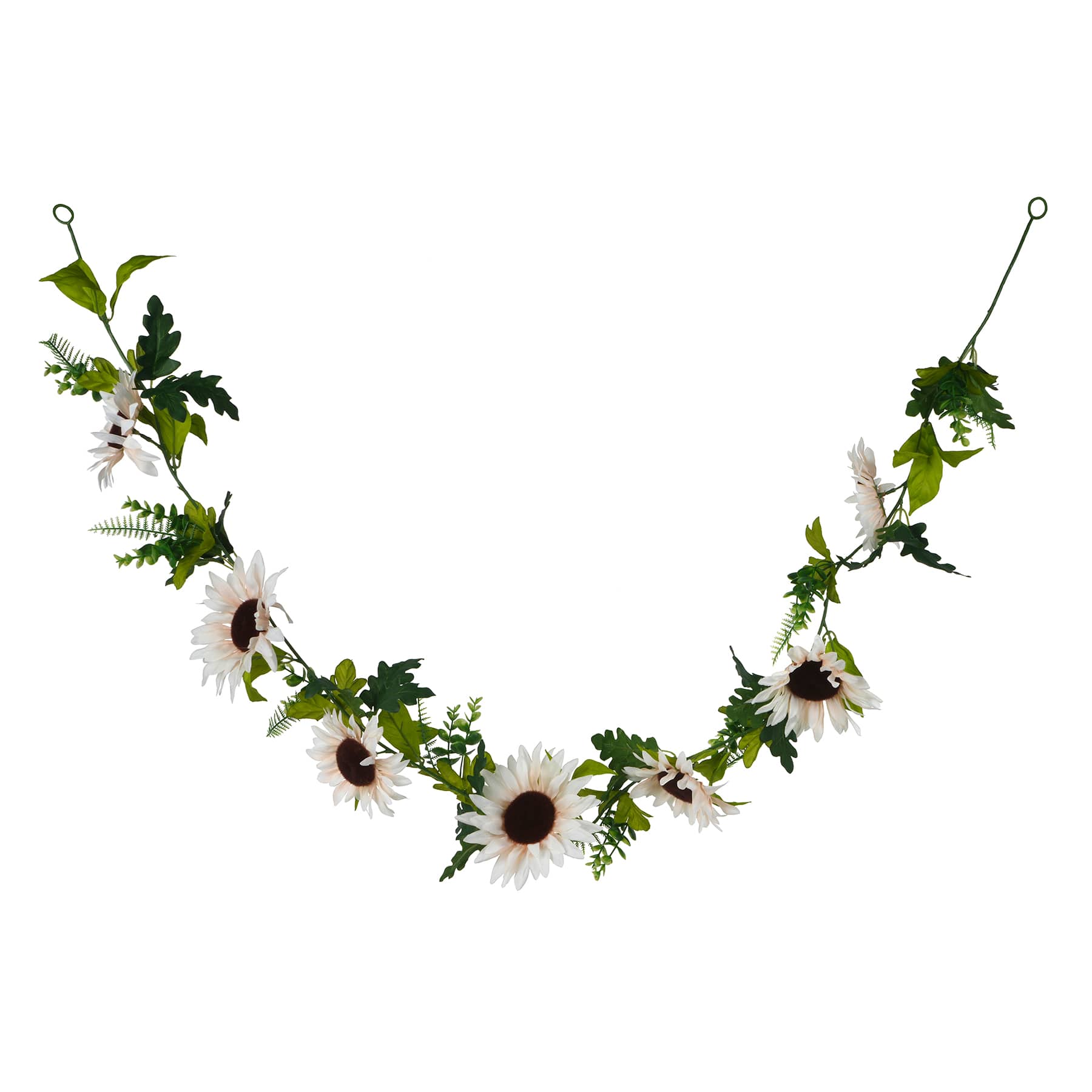 6ft. White Sunflower Garland by Ashland&#xAE;