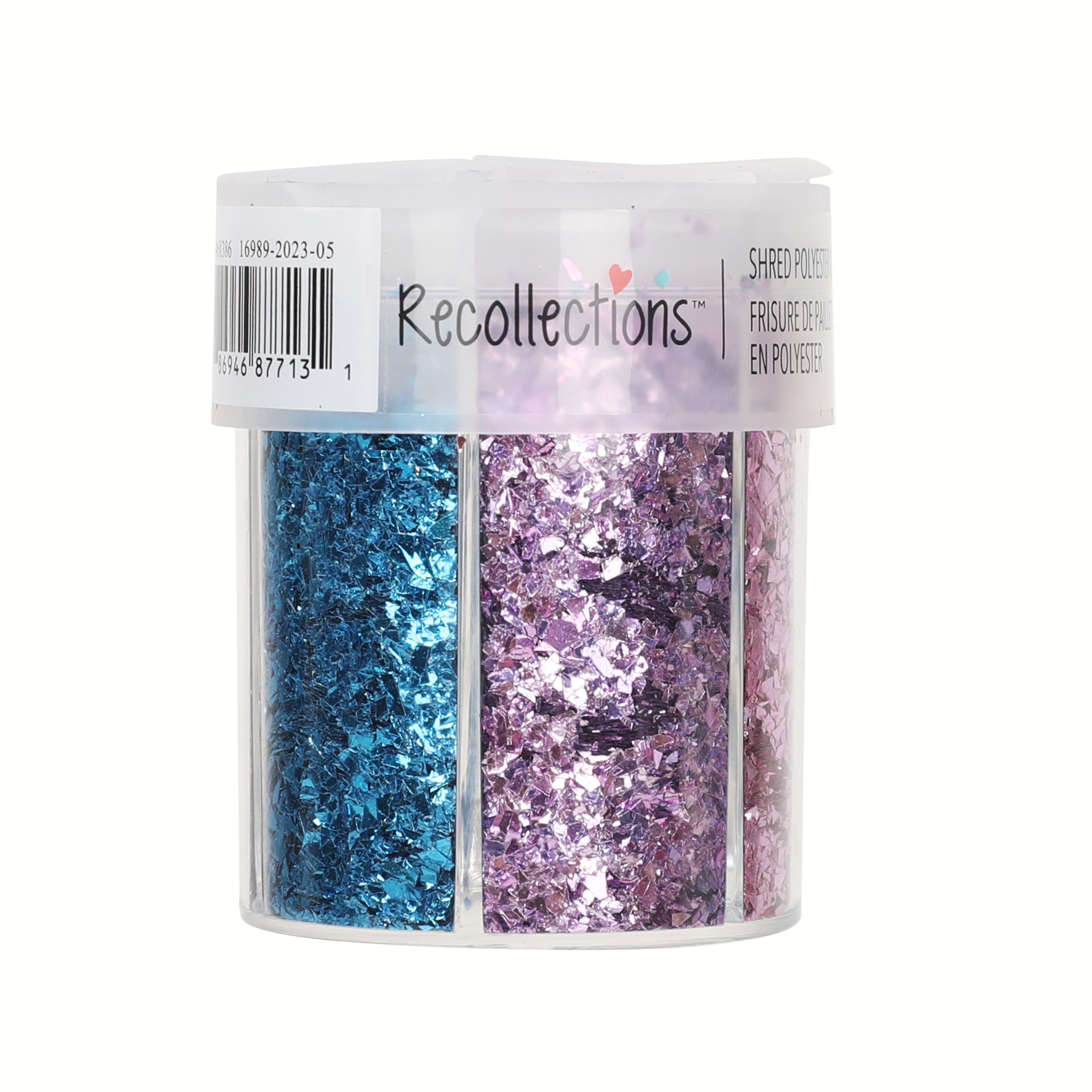 12 Pack: Signature&#x2122; Shred Glitter Caddy by Recollections&#x2122;