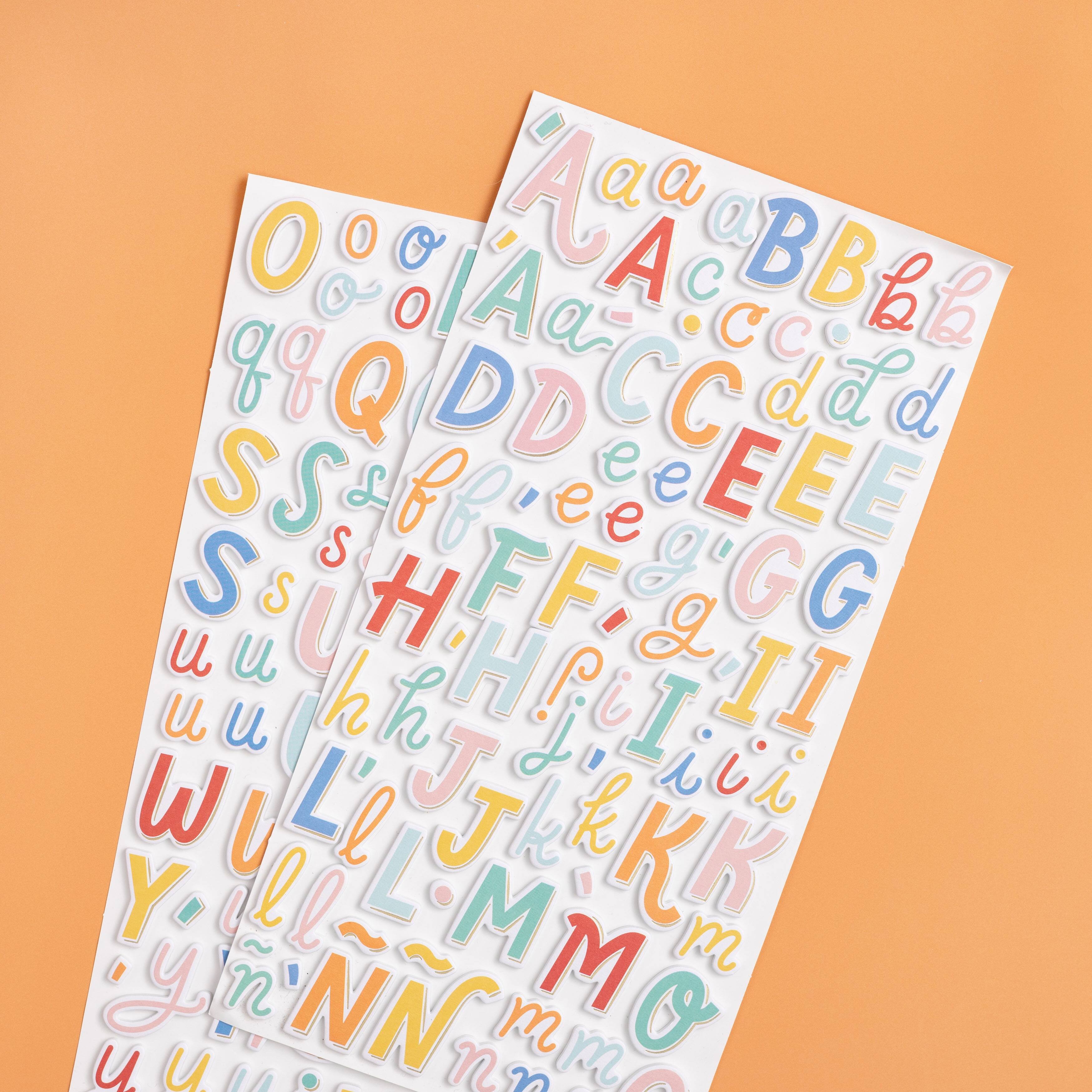 Obed Marshall Thickers&#x2122; Wonderful Alphabet Stickers