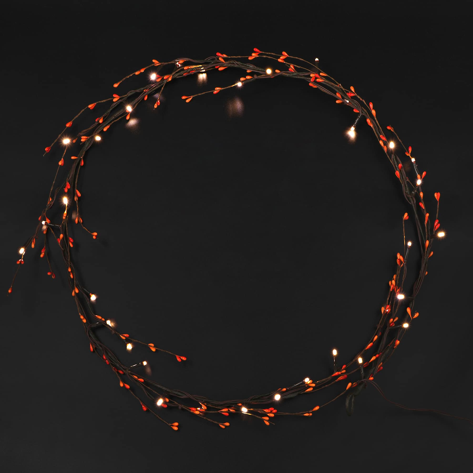 33ct. Warm White LED Leaf Bud Garland String Lights by Ashland&#xAE;