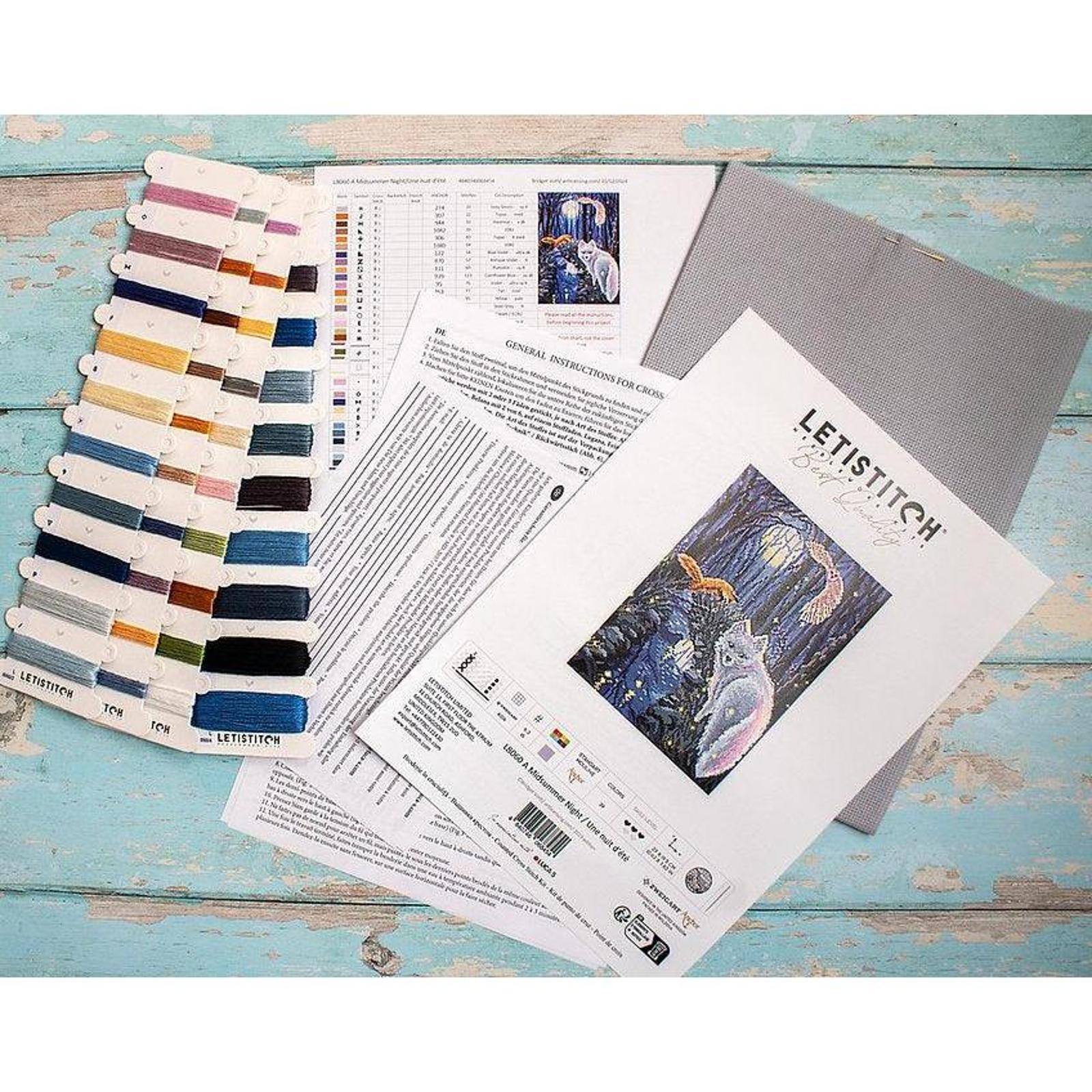 LetiStitch A Midsummer Night Counted Cross Stitch Kit