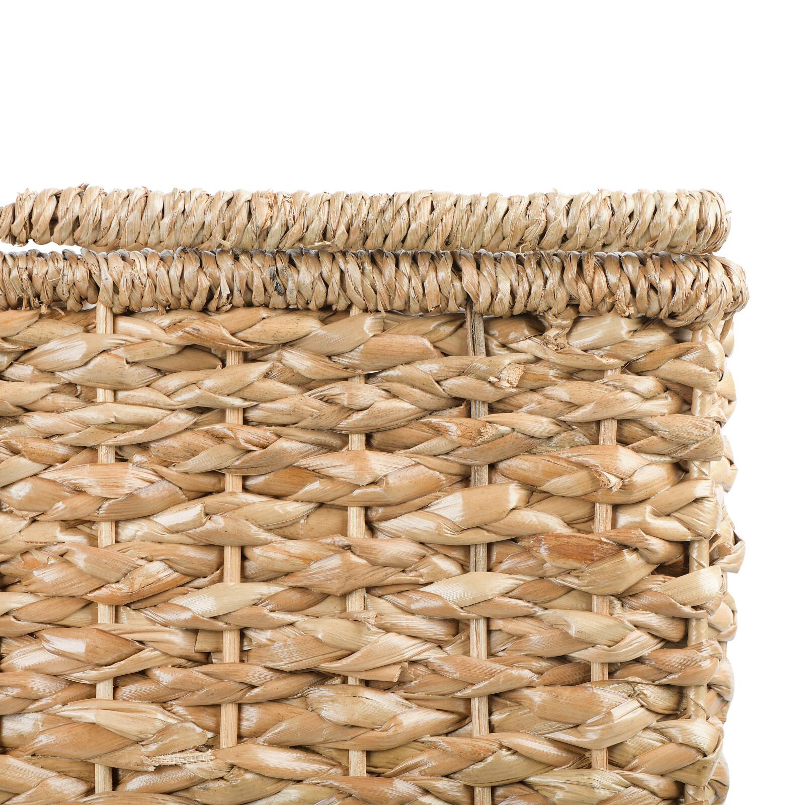 Hello Honey® 16" Woven & Natural Bangkuan Rope Stair Basket with Handles