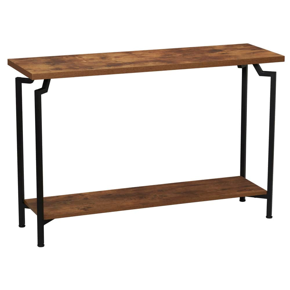 Household Essentials Crown Console 23&#x22; 2-Tier Console Table