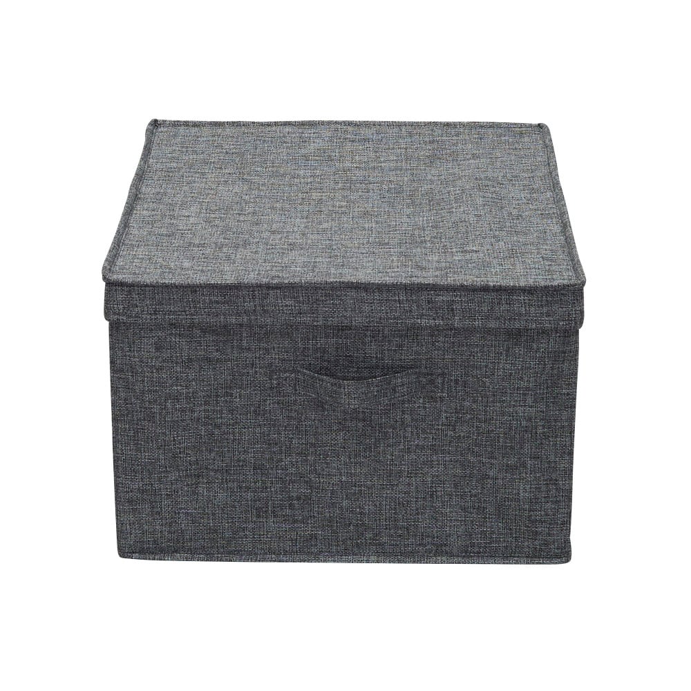 Household Essentials Fabric Storage Bin with Lid, 2ct.