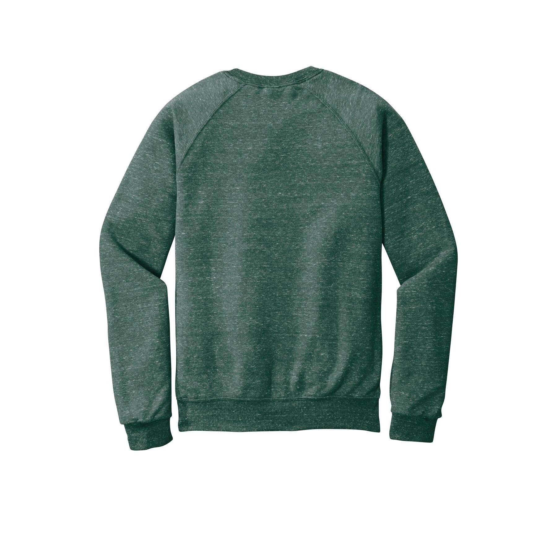 JERZEES® Snow Heather French Terry Raglan Crew