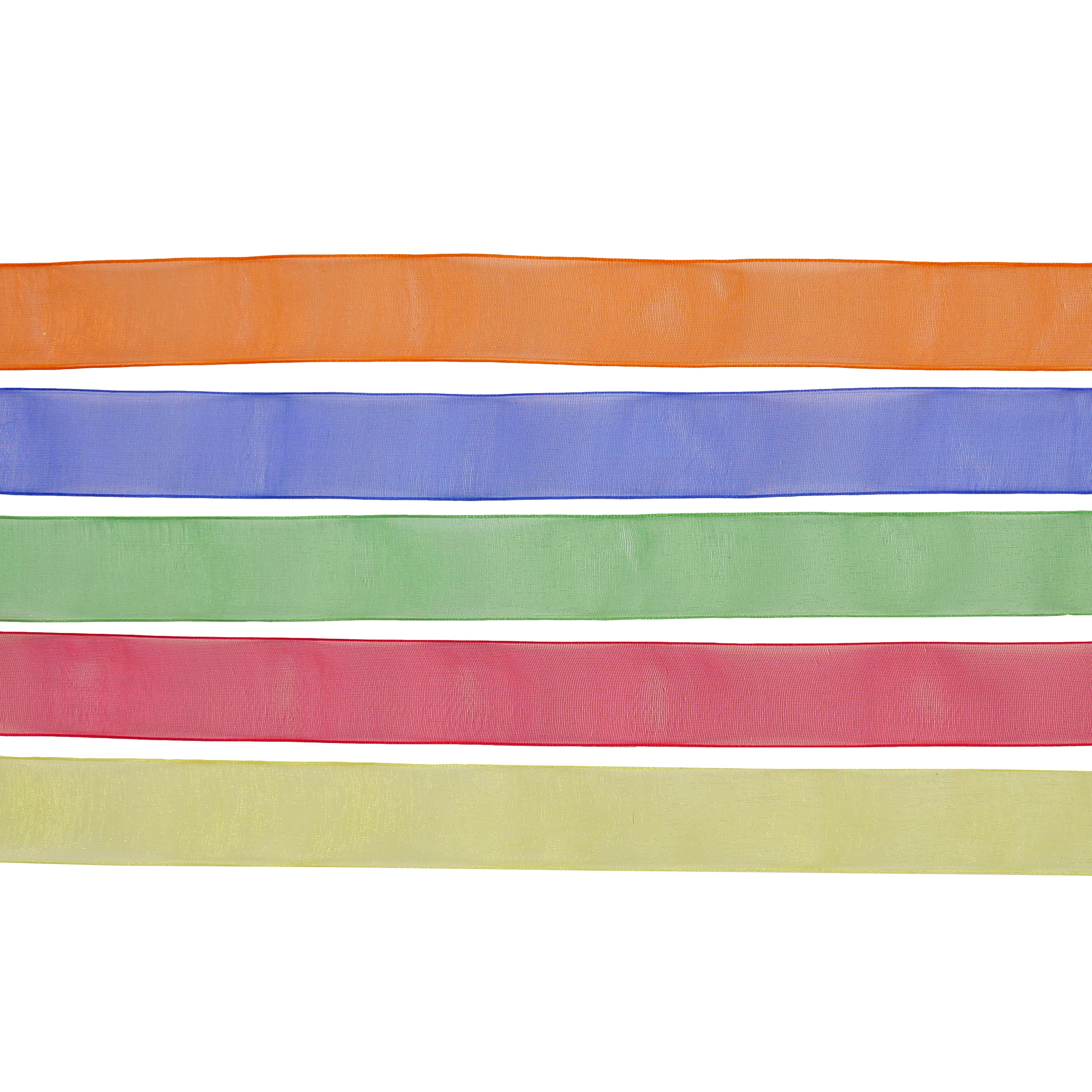 5 Color Sheer Value Pack Ribbon by Celebrate It&#xAE;