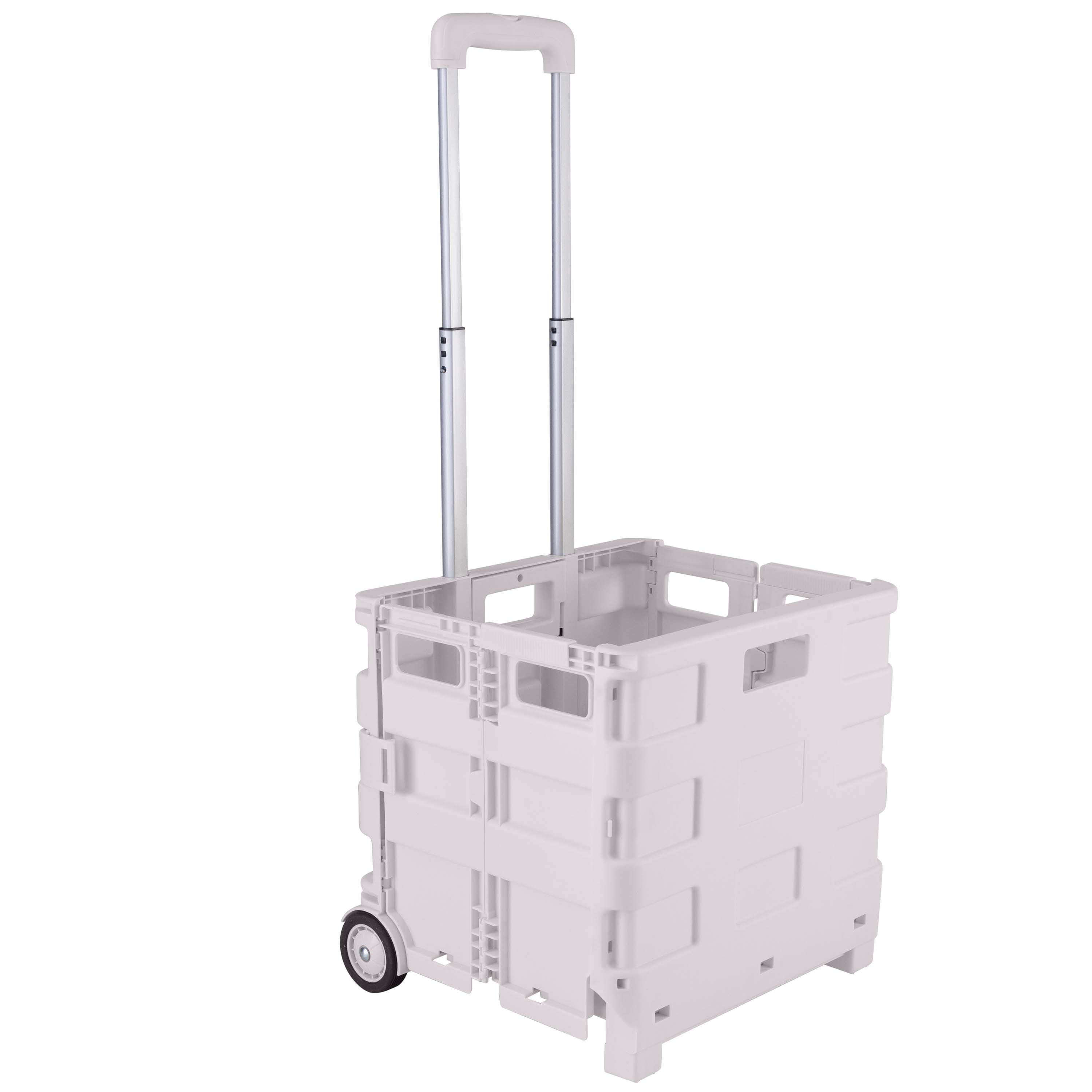 Simplify Tote &#x26; Go White Collapsible Utility Cart