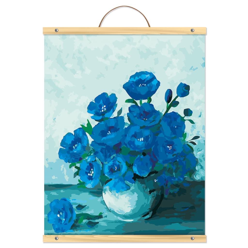 Van Gogh Blue Flowers PaintbyNumber Kit by Artist's Loft