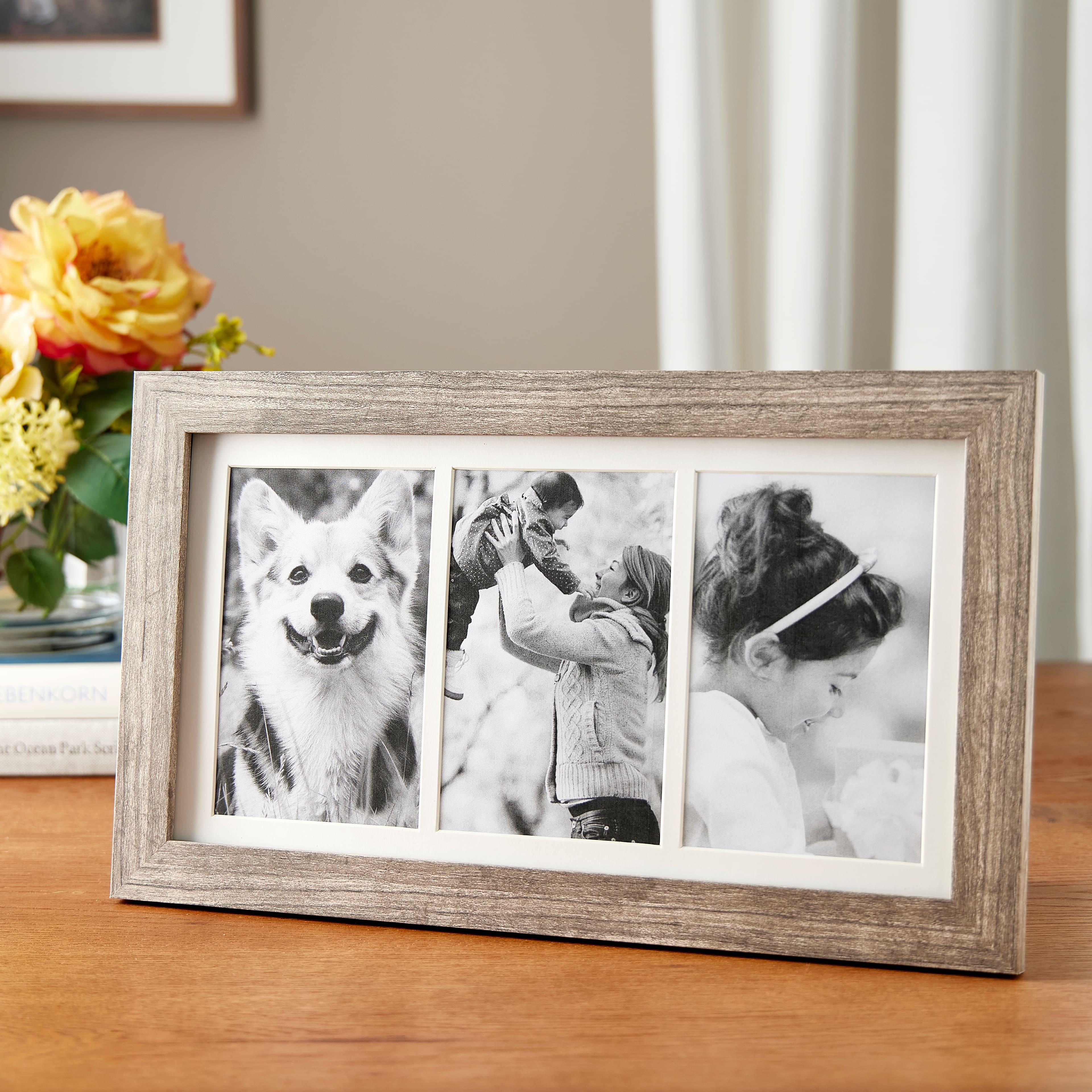 Simply Essentials™ 4" x 6" Grey Frame by Studio Décor®