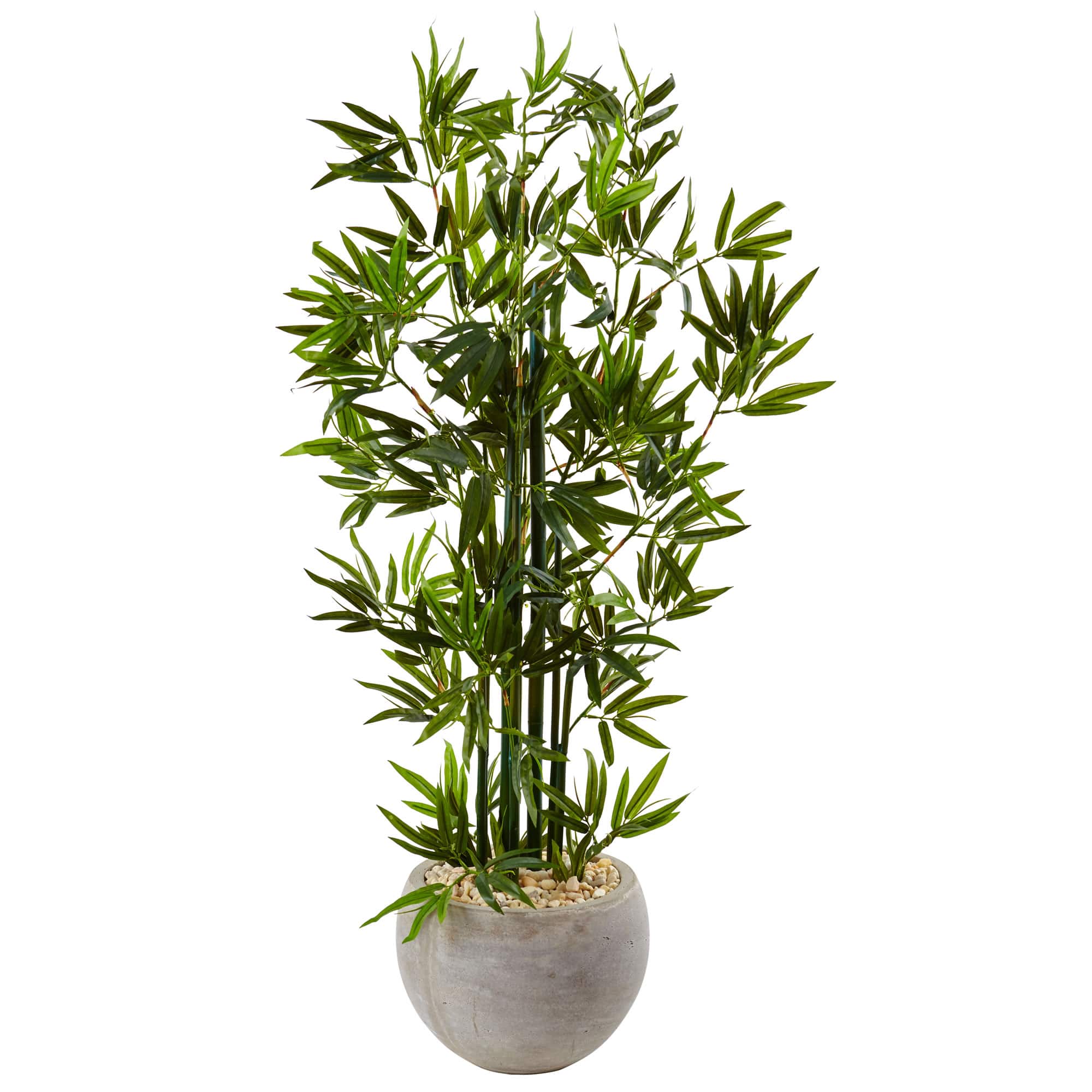 4ft. Bamboo Artificial Tree in Sand Colored Bowl