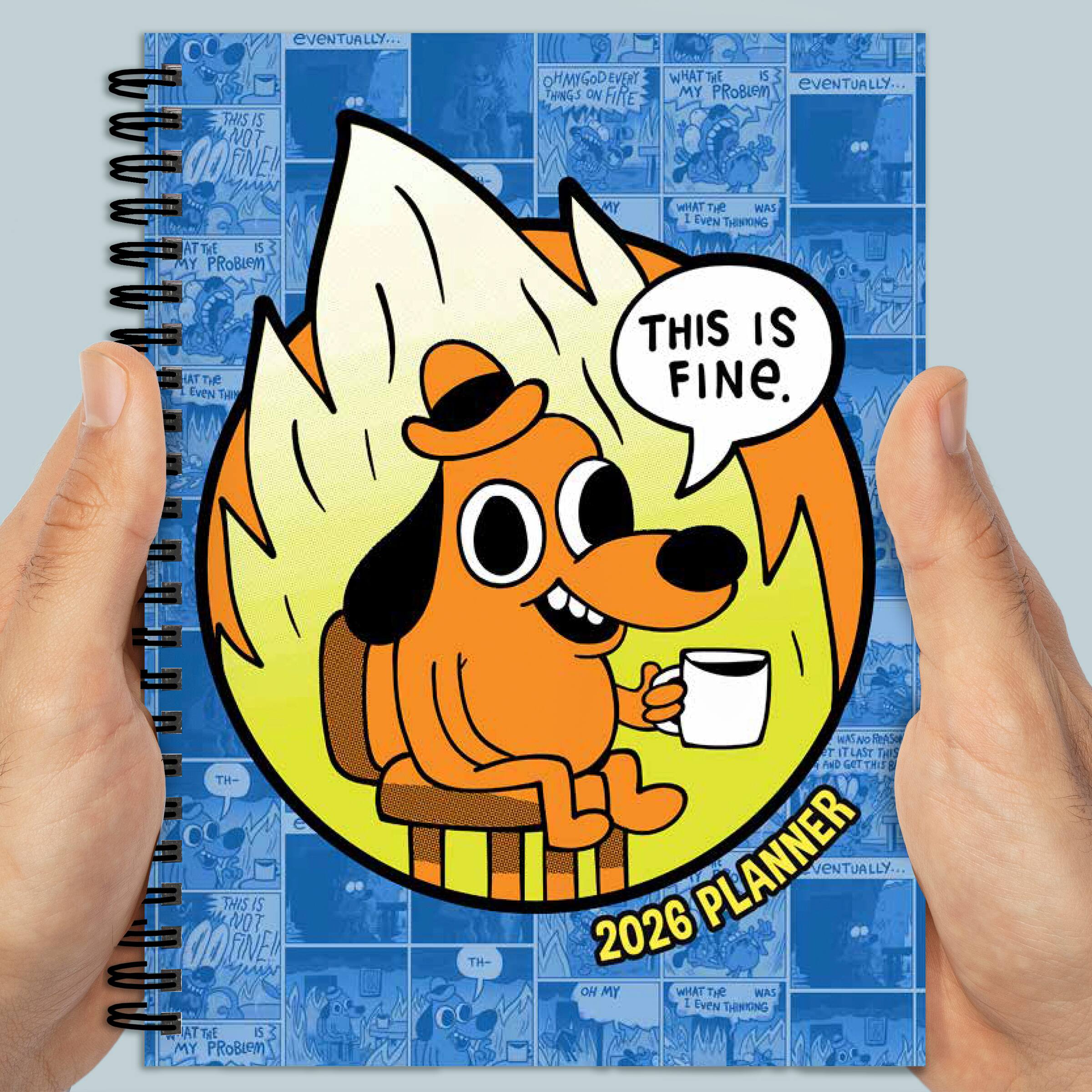 2026 This is Fine Medium Weekly Monthly Planner