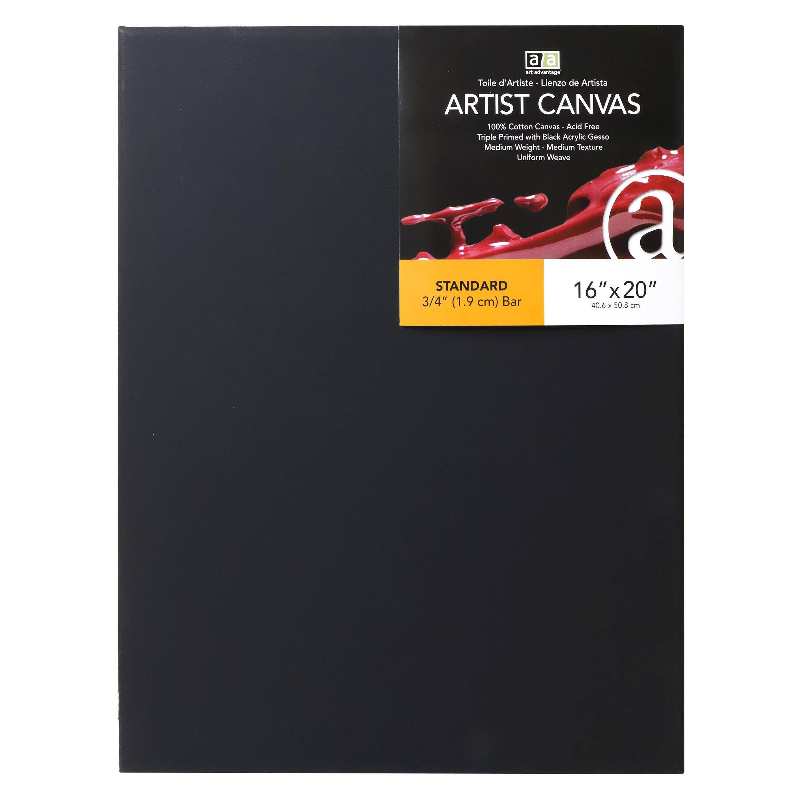 Art Advantage® Black Visual Edge Artist Canvas