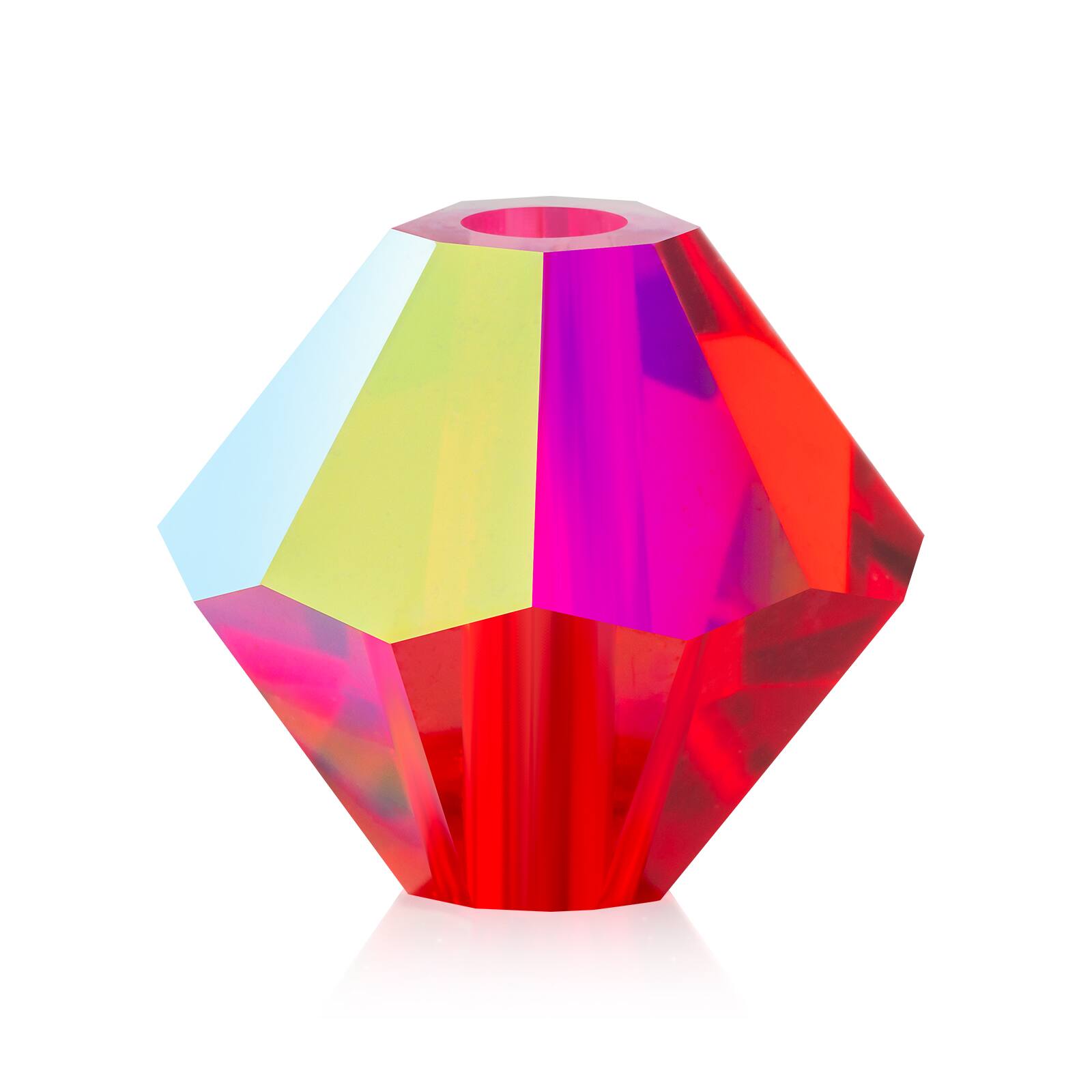 John Bead PRECIOSA 6mm Czech Crystal Bicone Beads, 36ct.