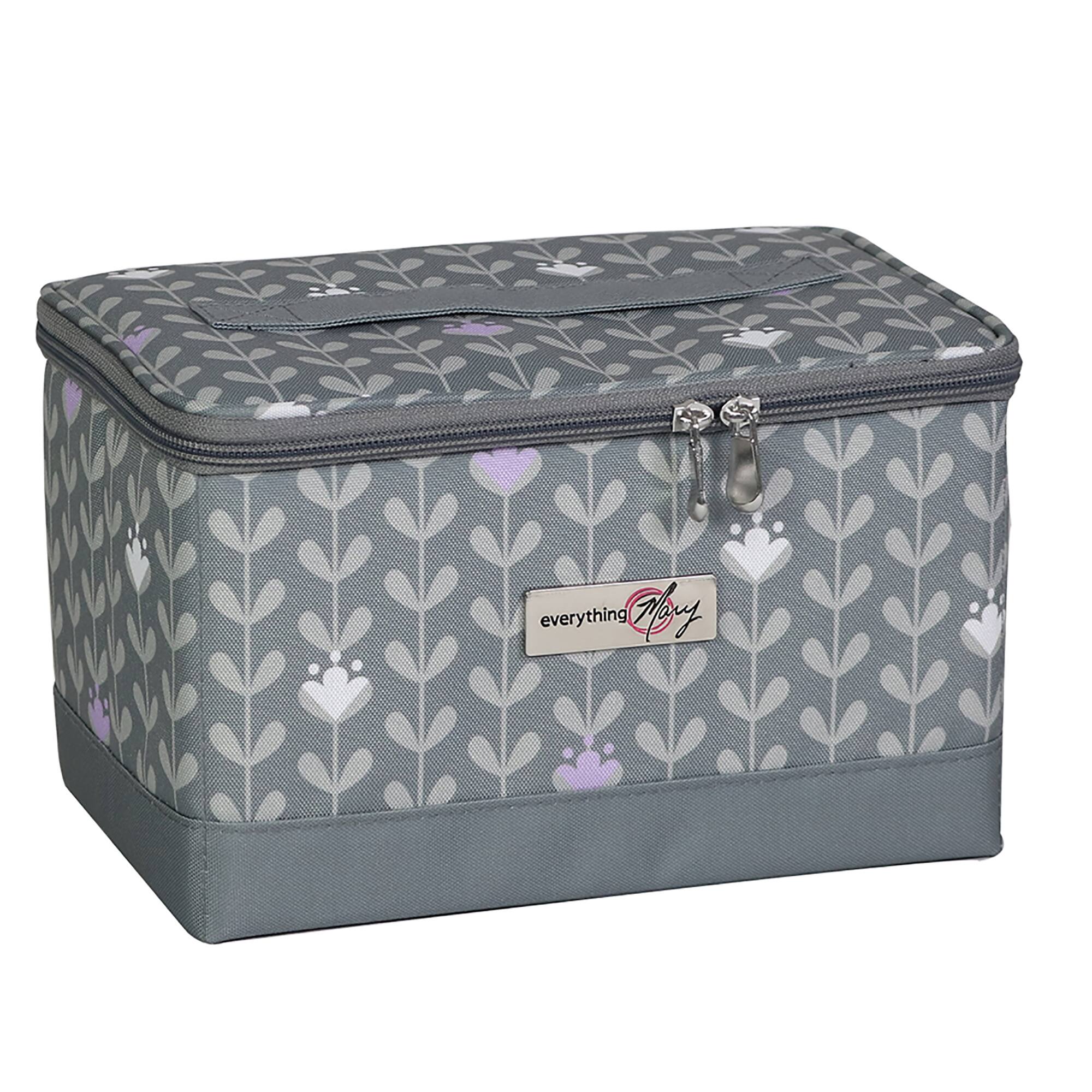 Everything Mary Purple Sewing Kit Organizer Box