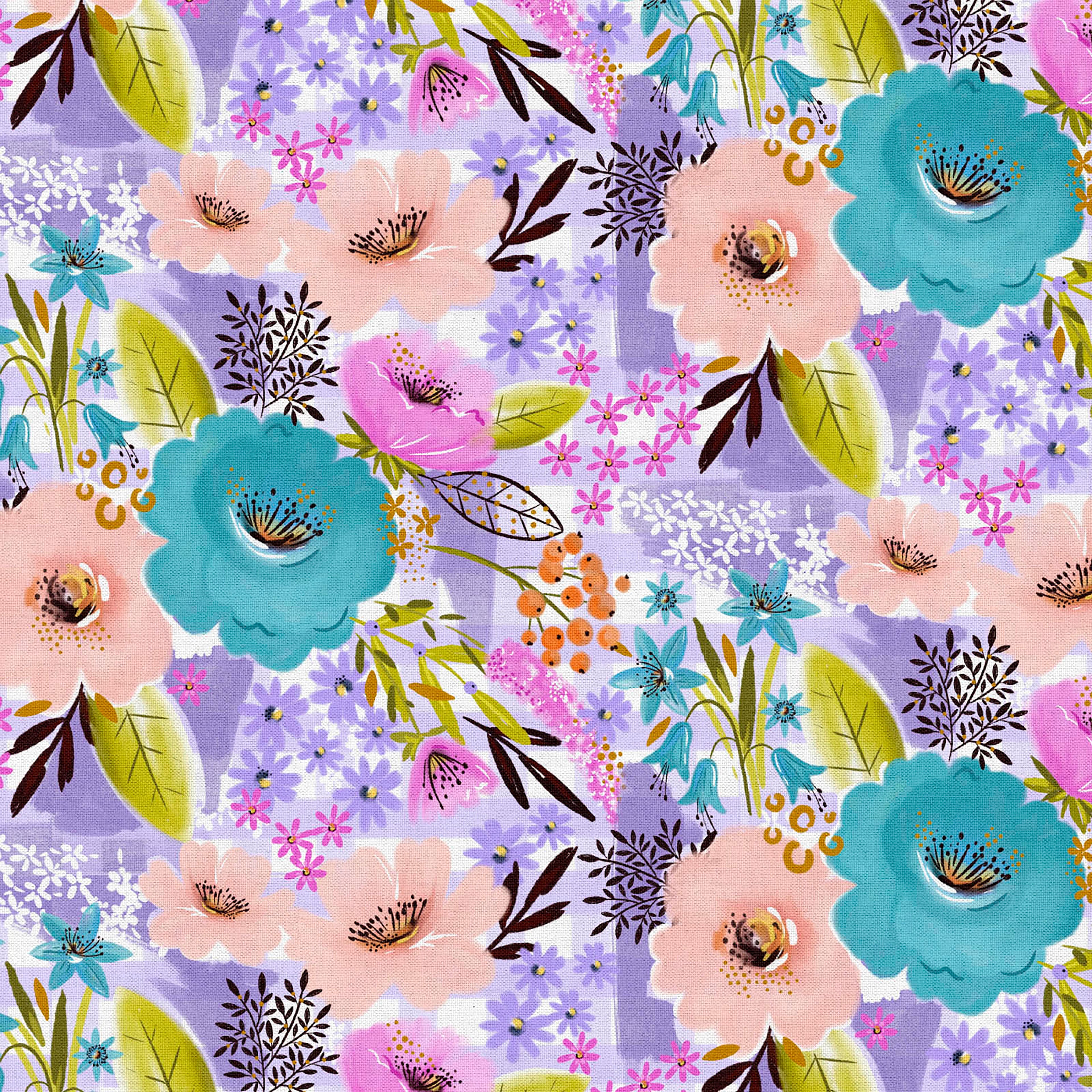 Fabric Editions Floral Cotton Fabric