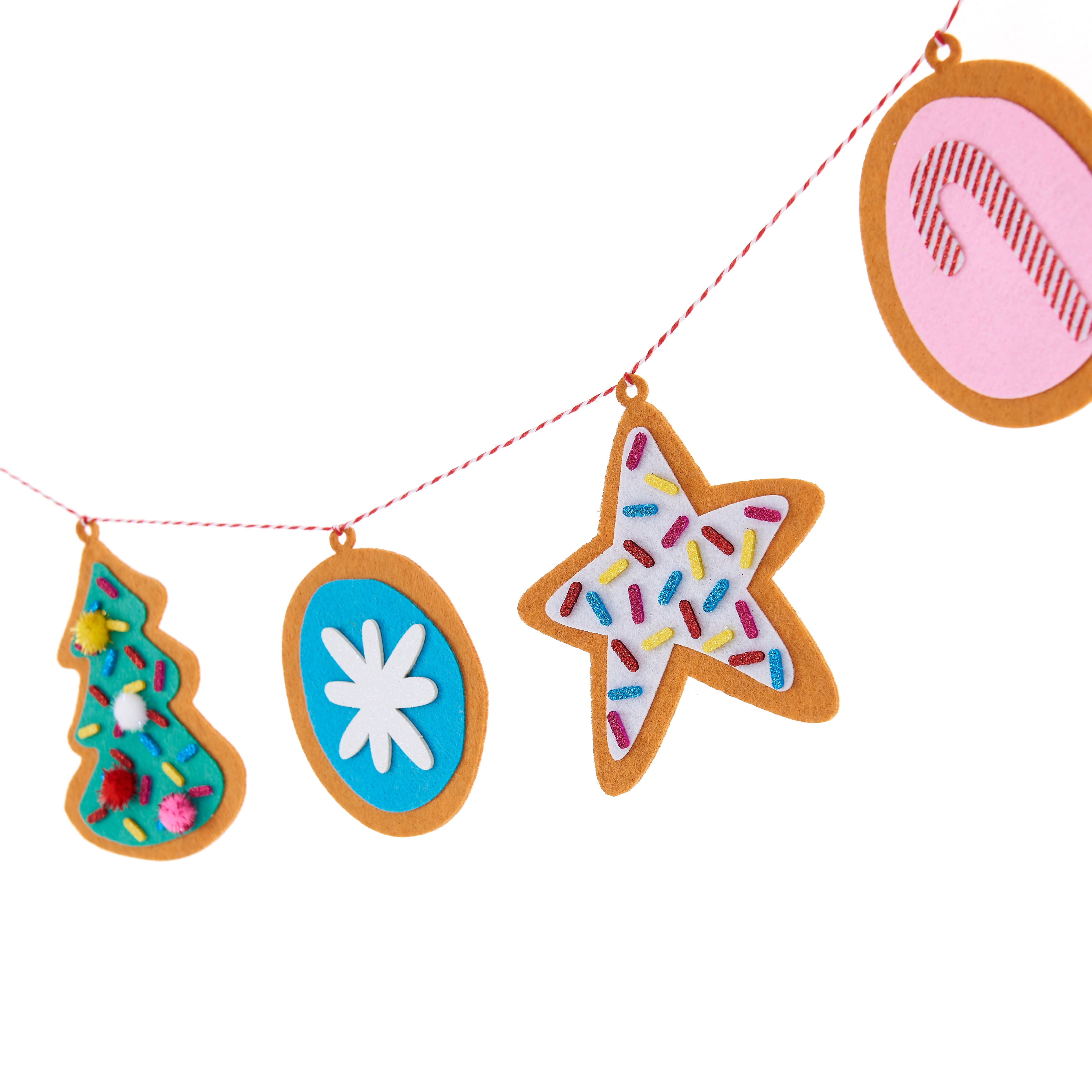 6ft. Christmas Cookie Felt Garland Craft Kit by Creatology&#x2122;