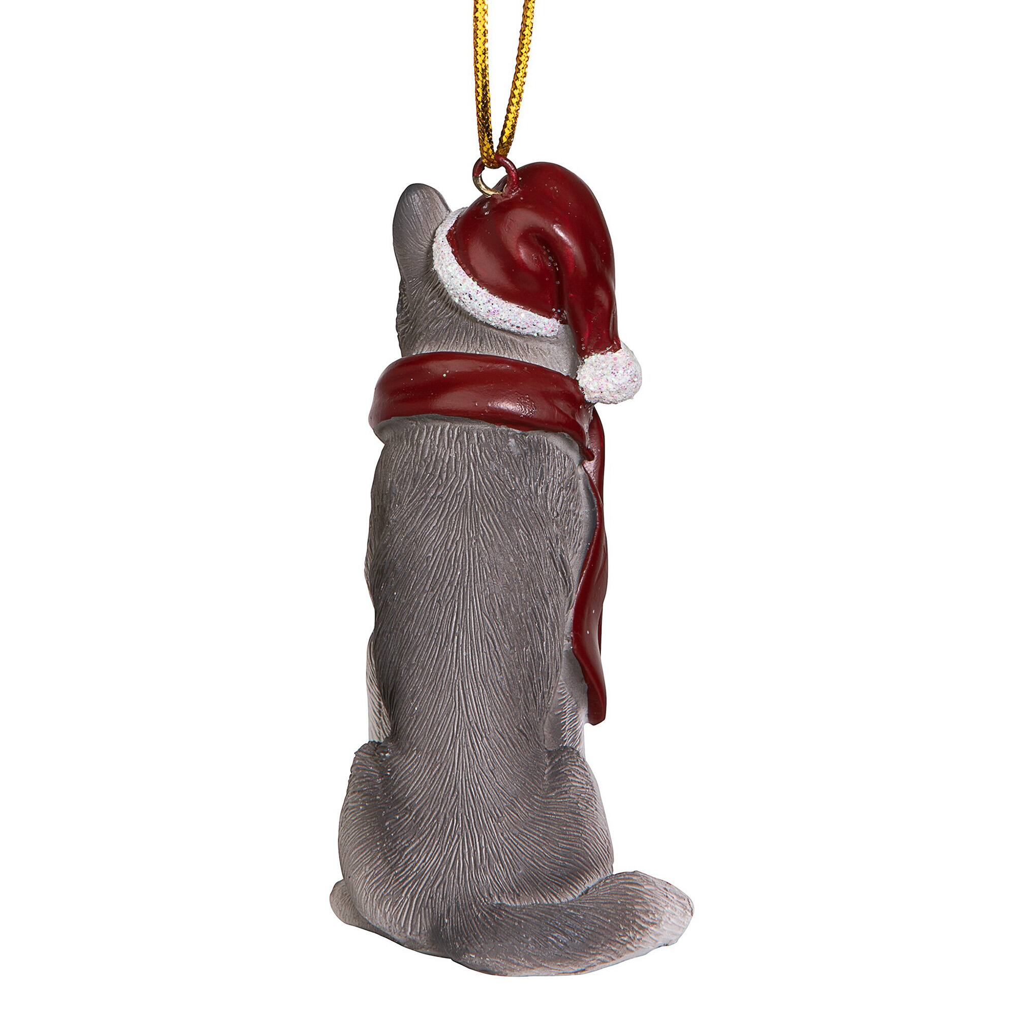 Design Toscano 3.5&#x22; Siberian Husky Ornament Sculpture