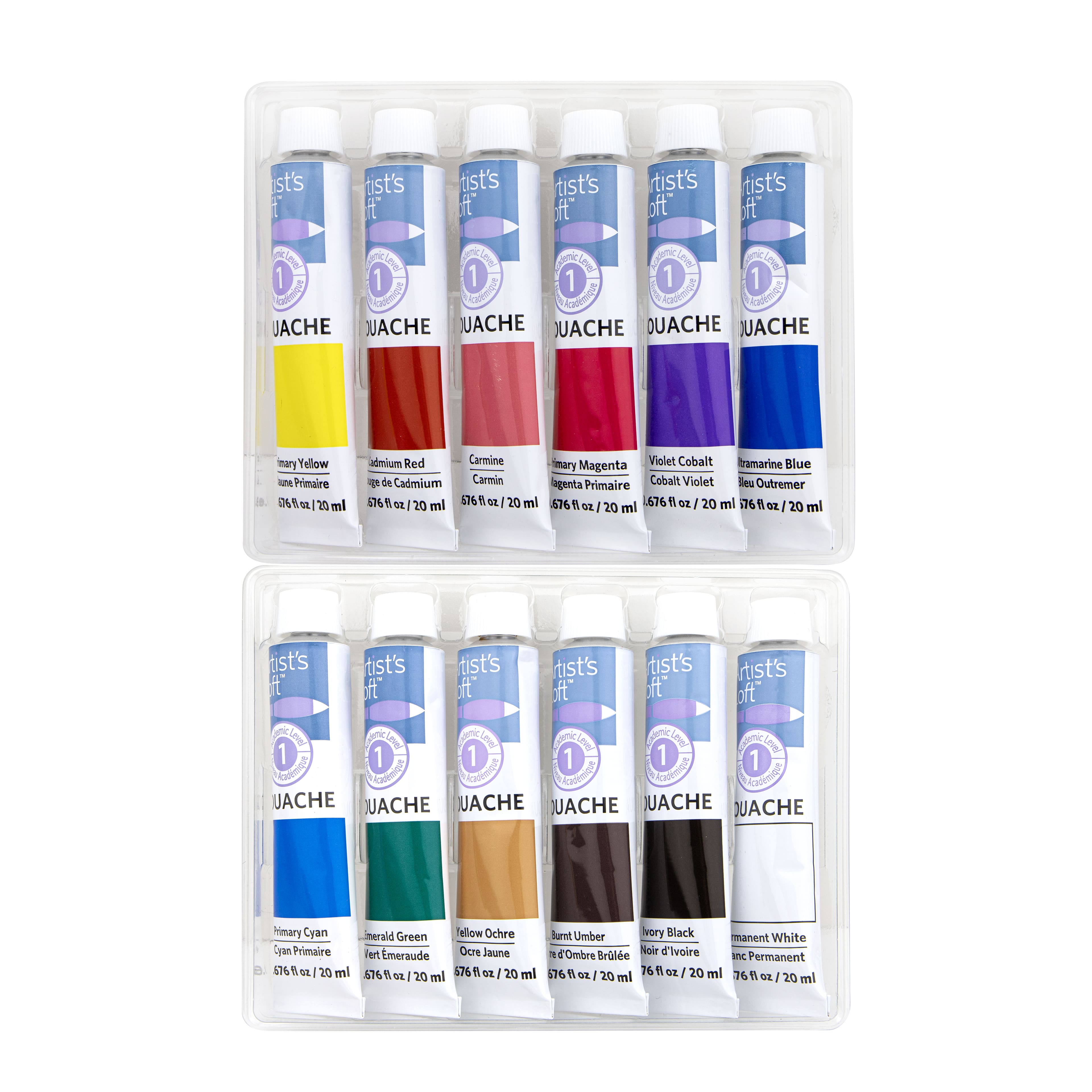 6 Packs: 12 ct. (72 total) Gouache Paint Set by Artist's Loft™