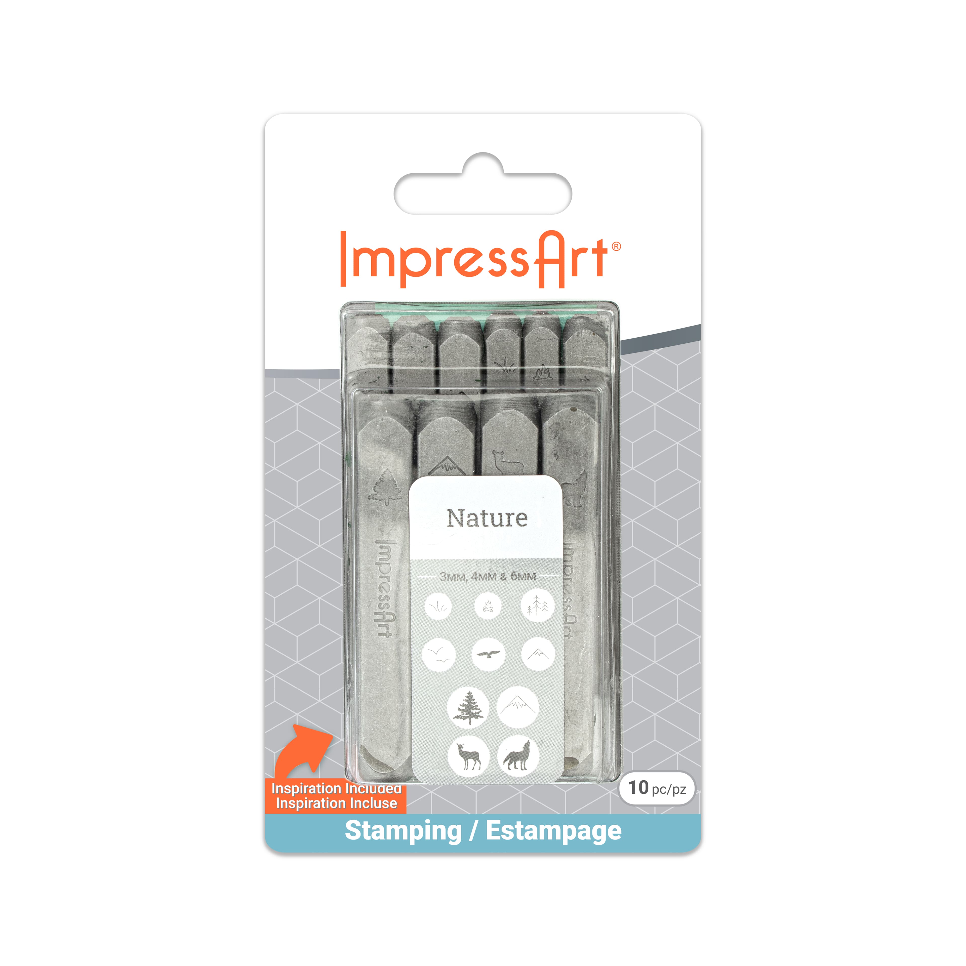 ImpressArt&#xAE; Nature Metal Stamps Pack