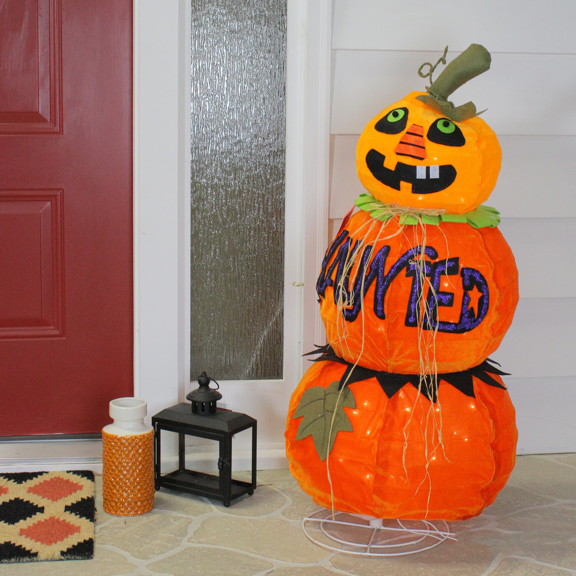 38" Lighted Haunted Jack-O'-Lantern Halloween Decoration
