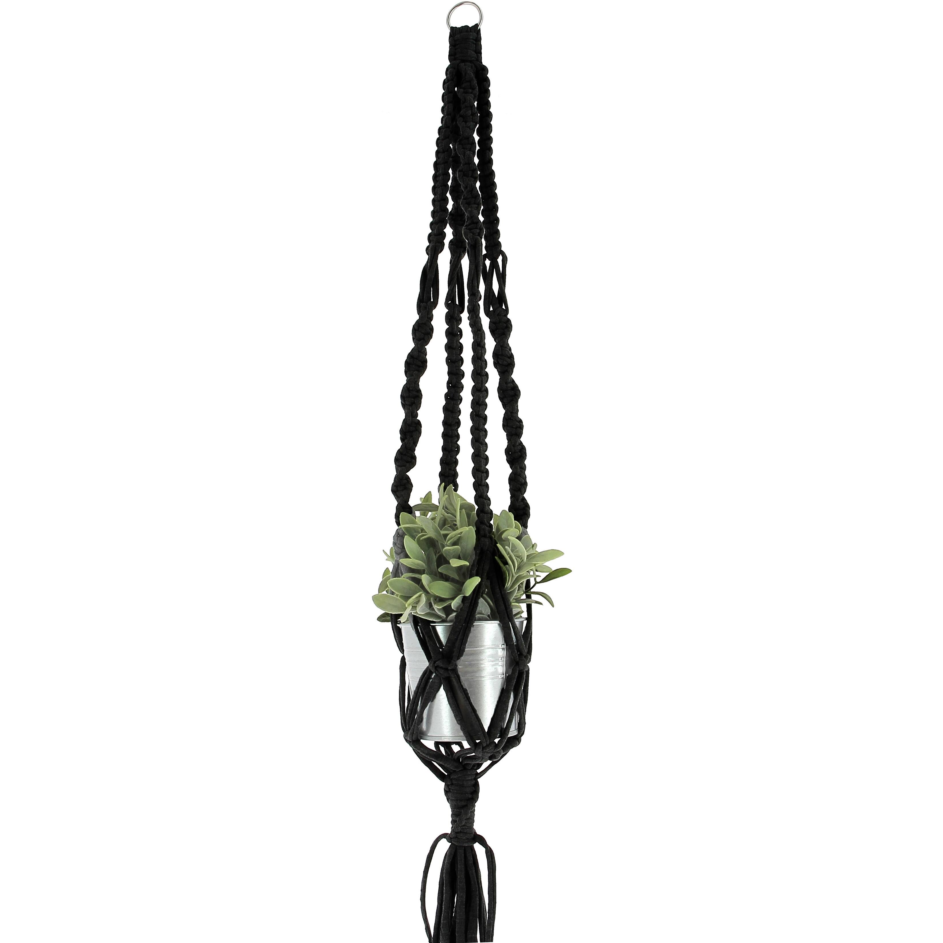 Hoooked Zpagetti Yarn Macrame Hanging Basket Kit