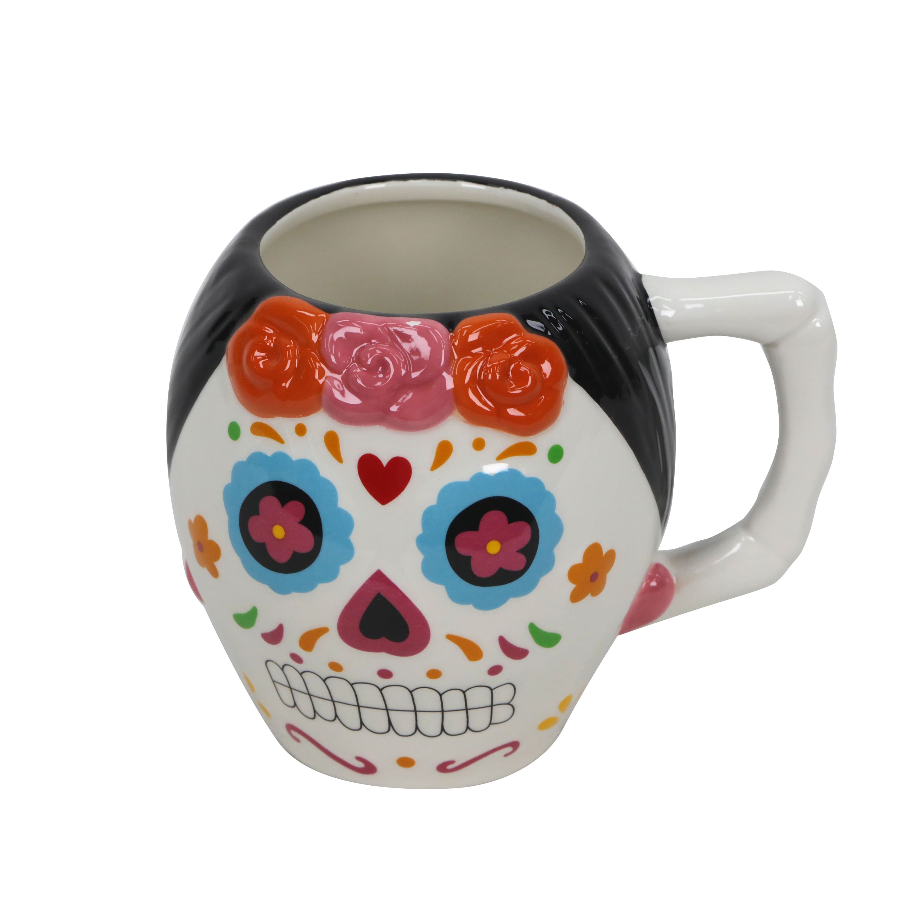 16.5oz. Sugar Skull Ceramic Mug by Ashland&#xAE;