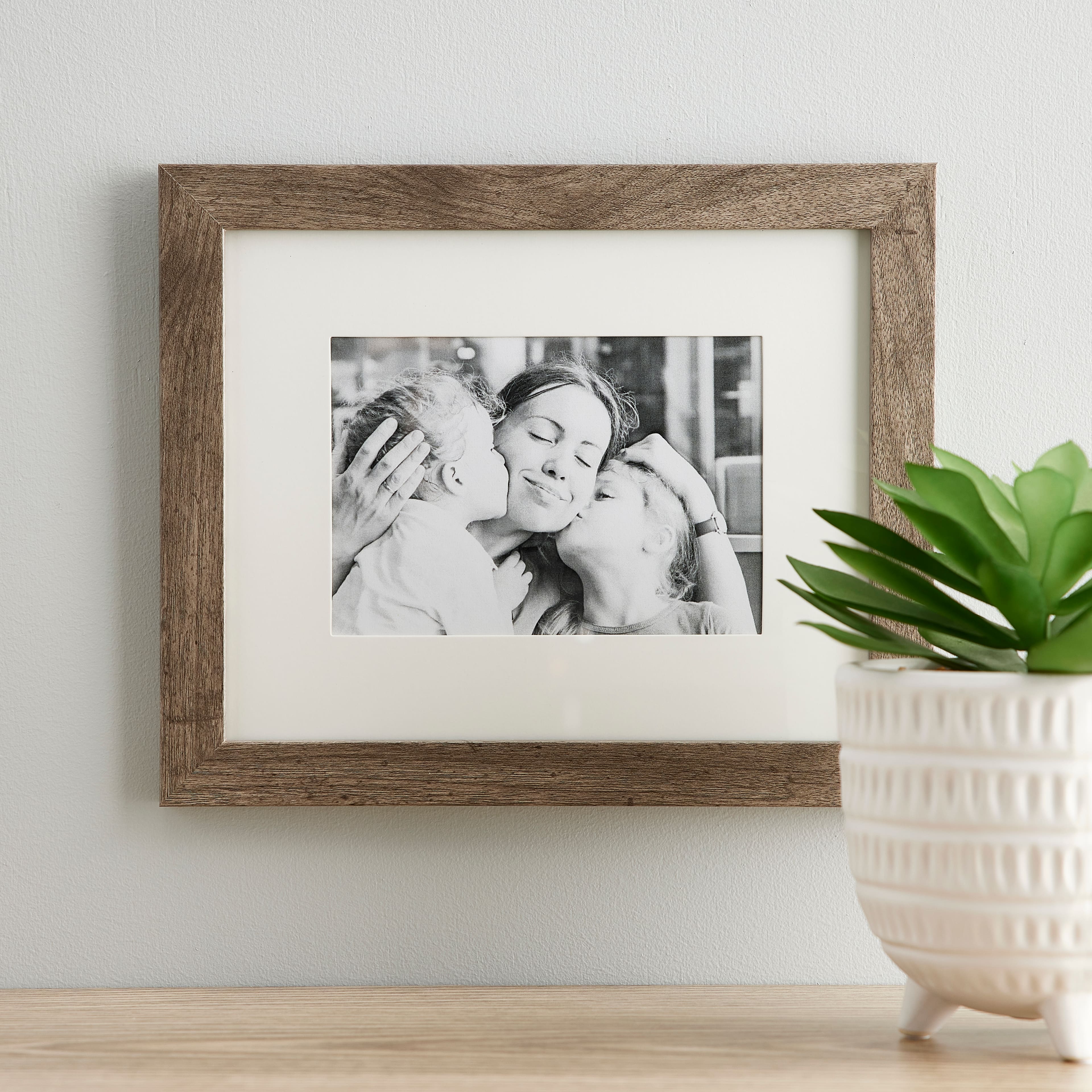 Gray Belmont Frame with Mat by Studio D&#xE9;cor&#xAE;